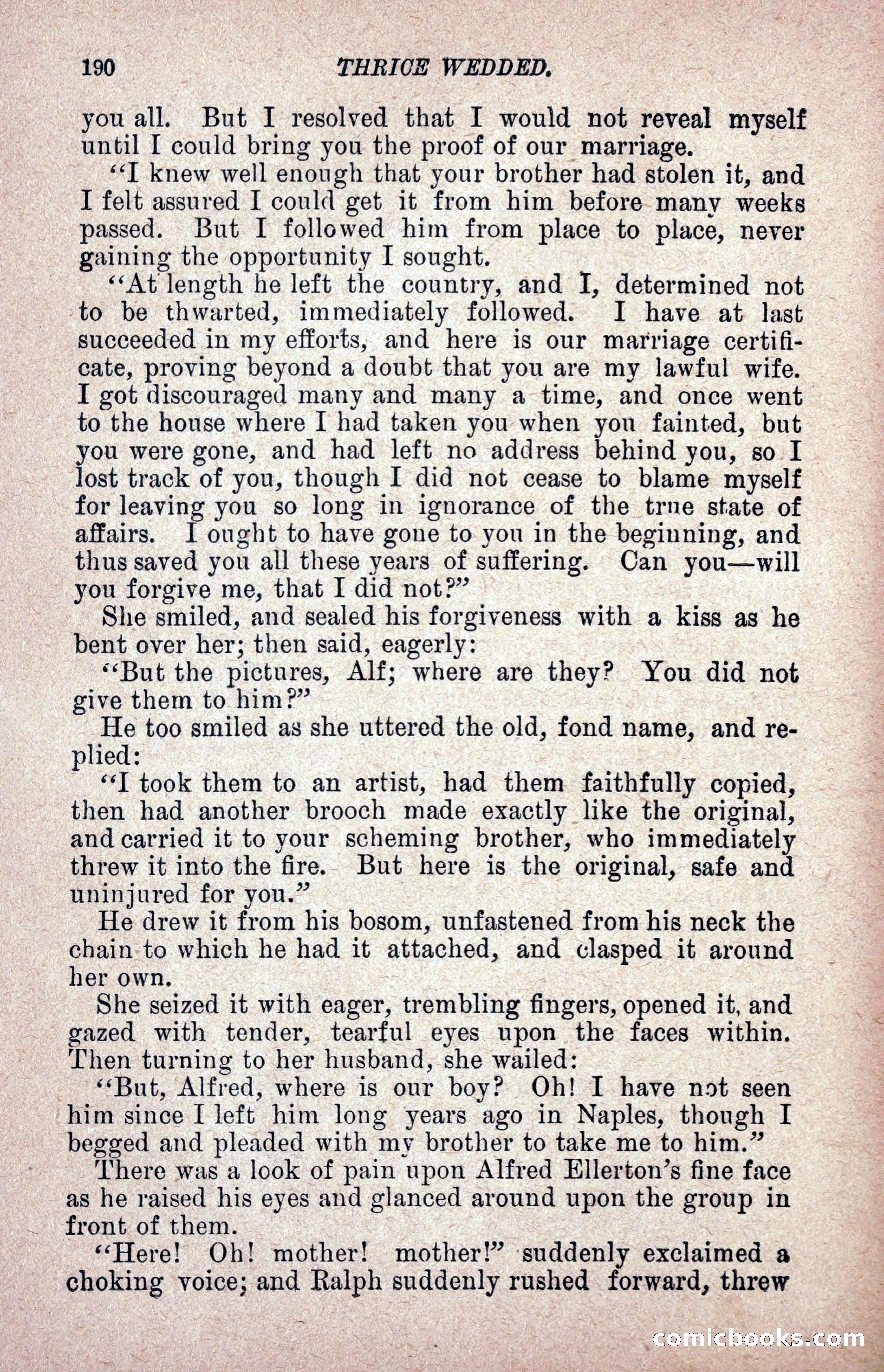 Thrice Wedded, but Only Once a Wife — page 199 of 242