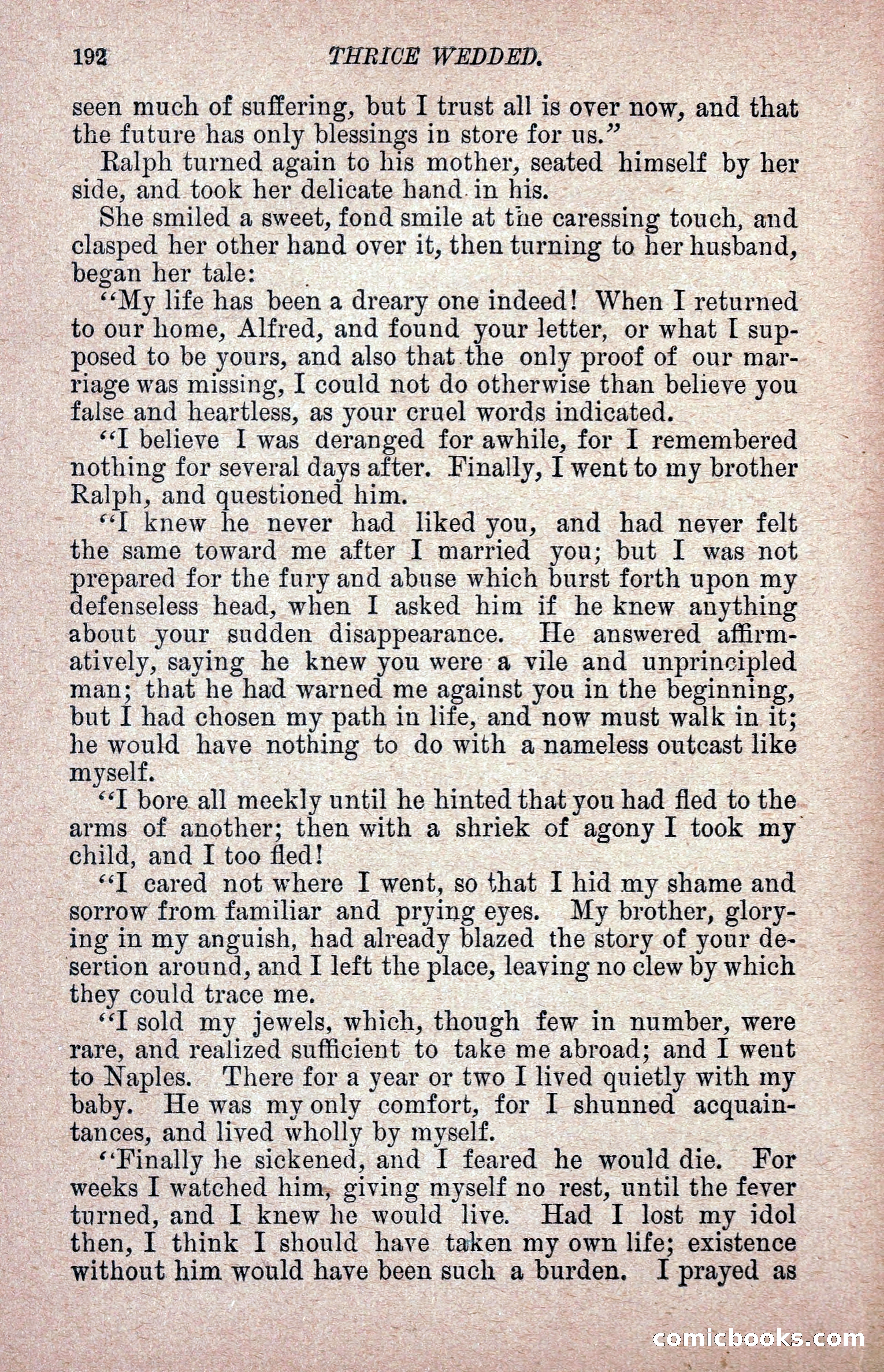 Thrice Wedded, but Only Once a Wife — page 201 of 242