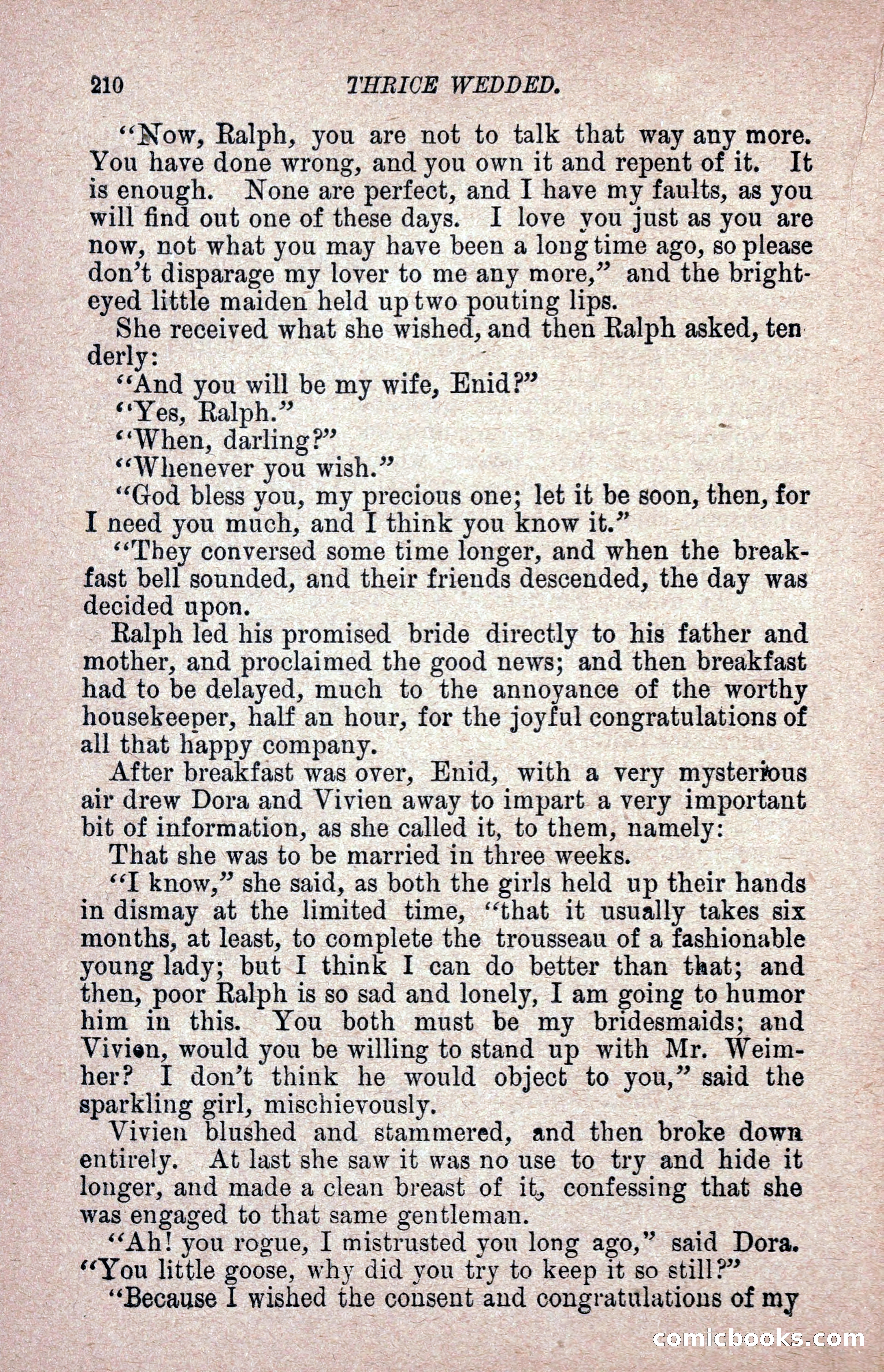 Thrice Wedded, but Only Once a Wife — page 219 of 242