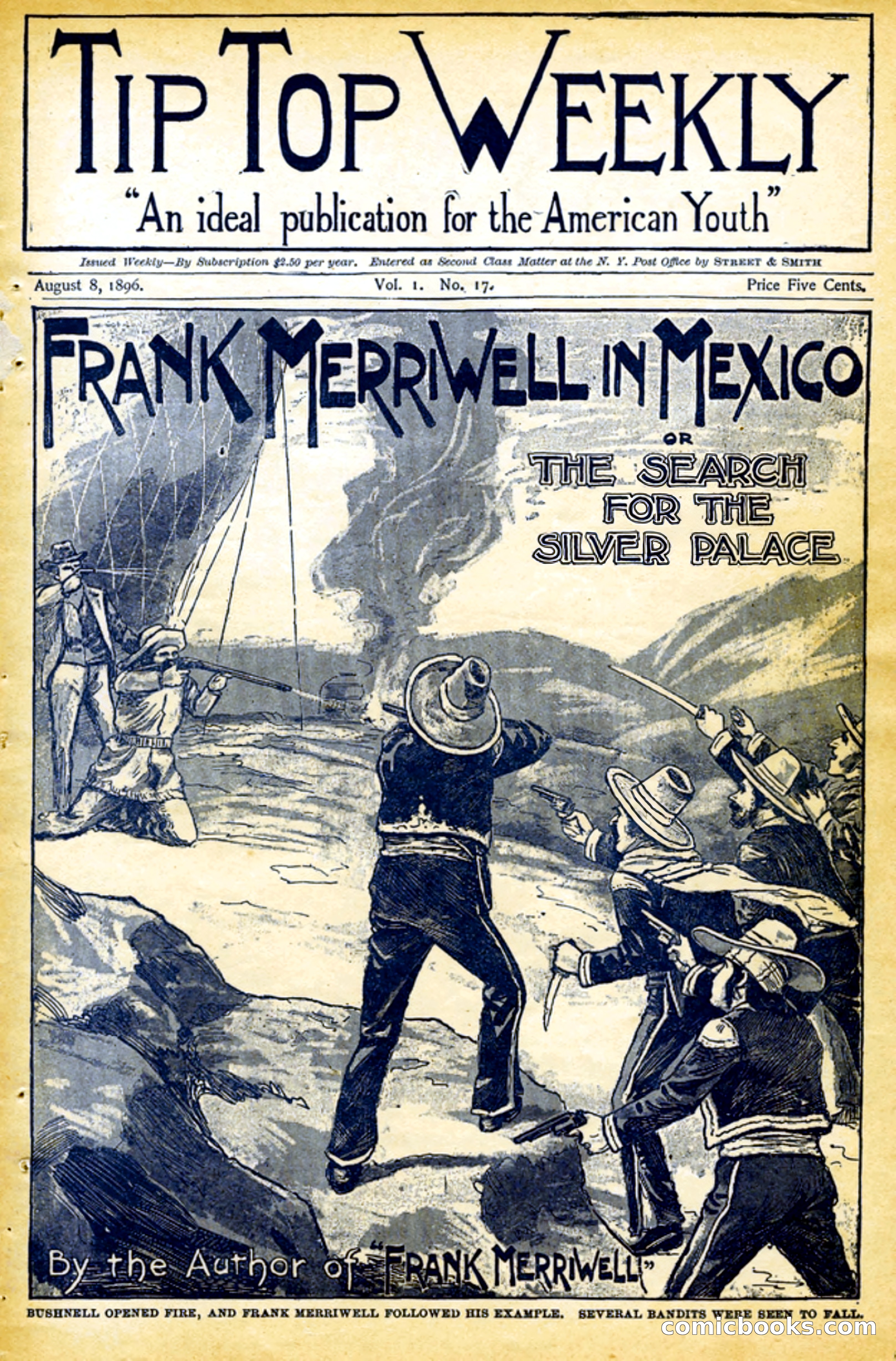 Frank Merriwell in Mexico: The Search for the Silver Palace — page 1 of 35