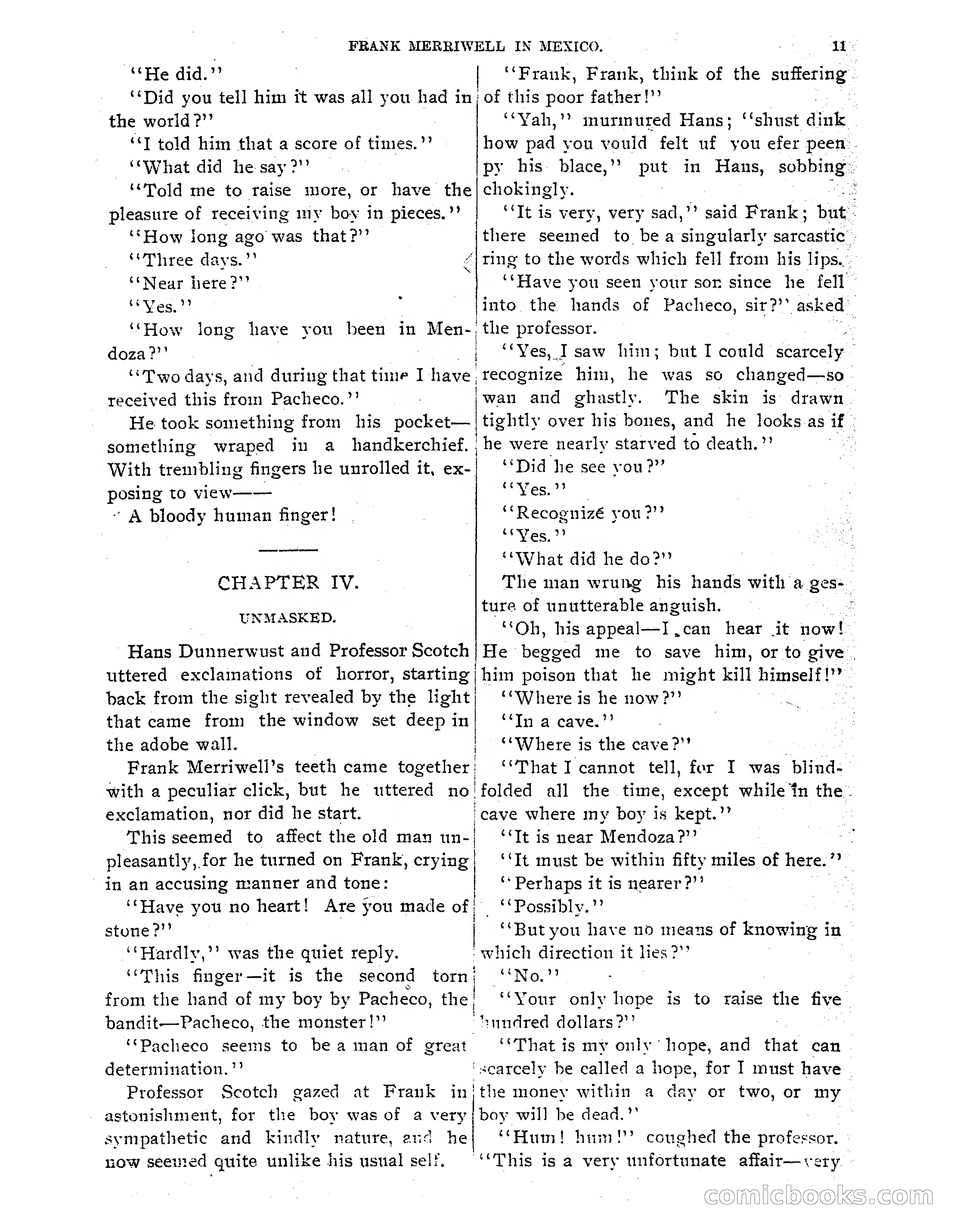 Frank Merriwell in Mexico: The Search for the Silver Palace — page 13 of 35
