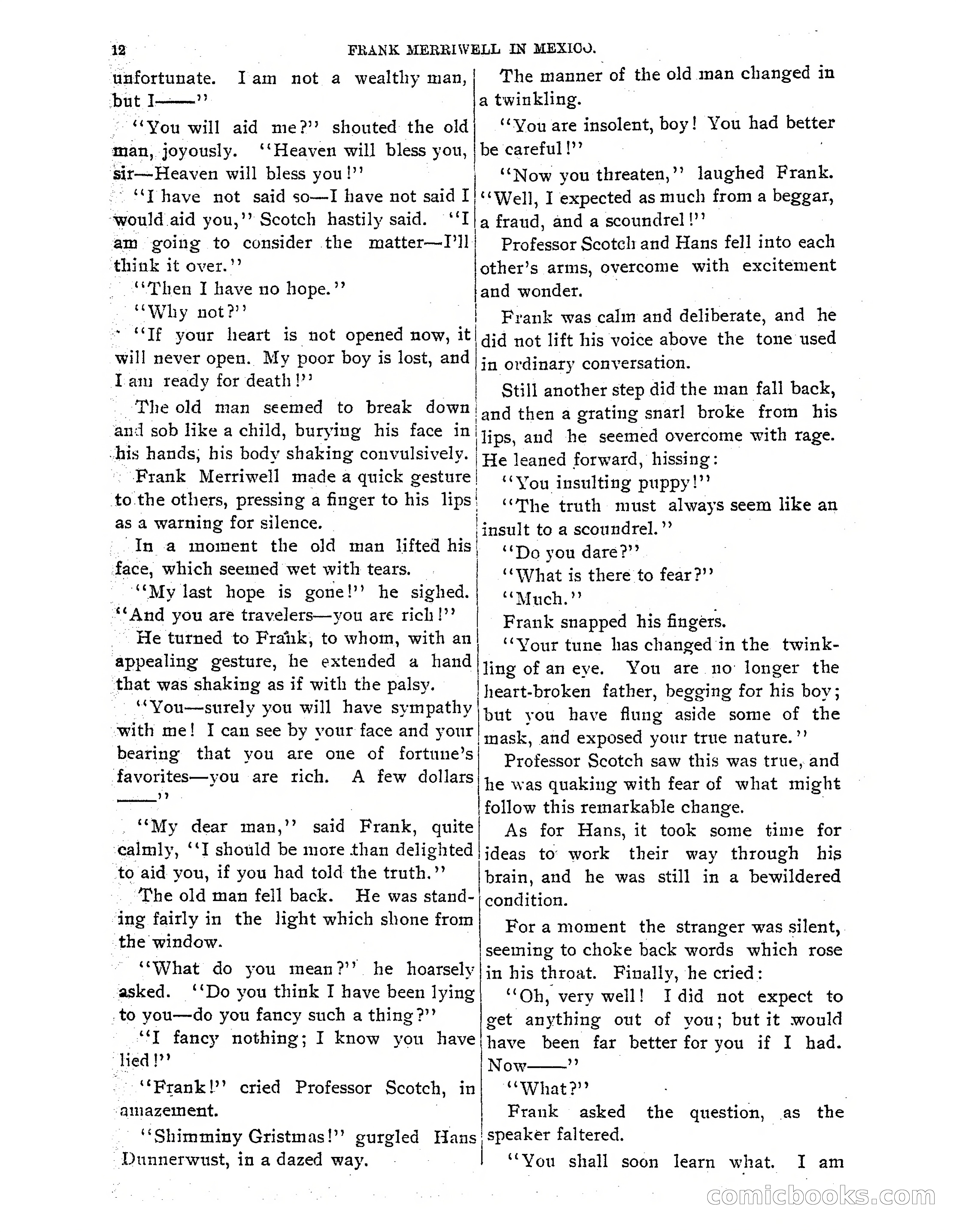 Frank Merriwell in Mexico: The Search for the Silver Palace — page 14 of 35