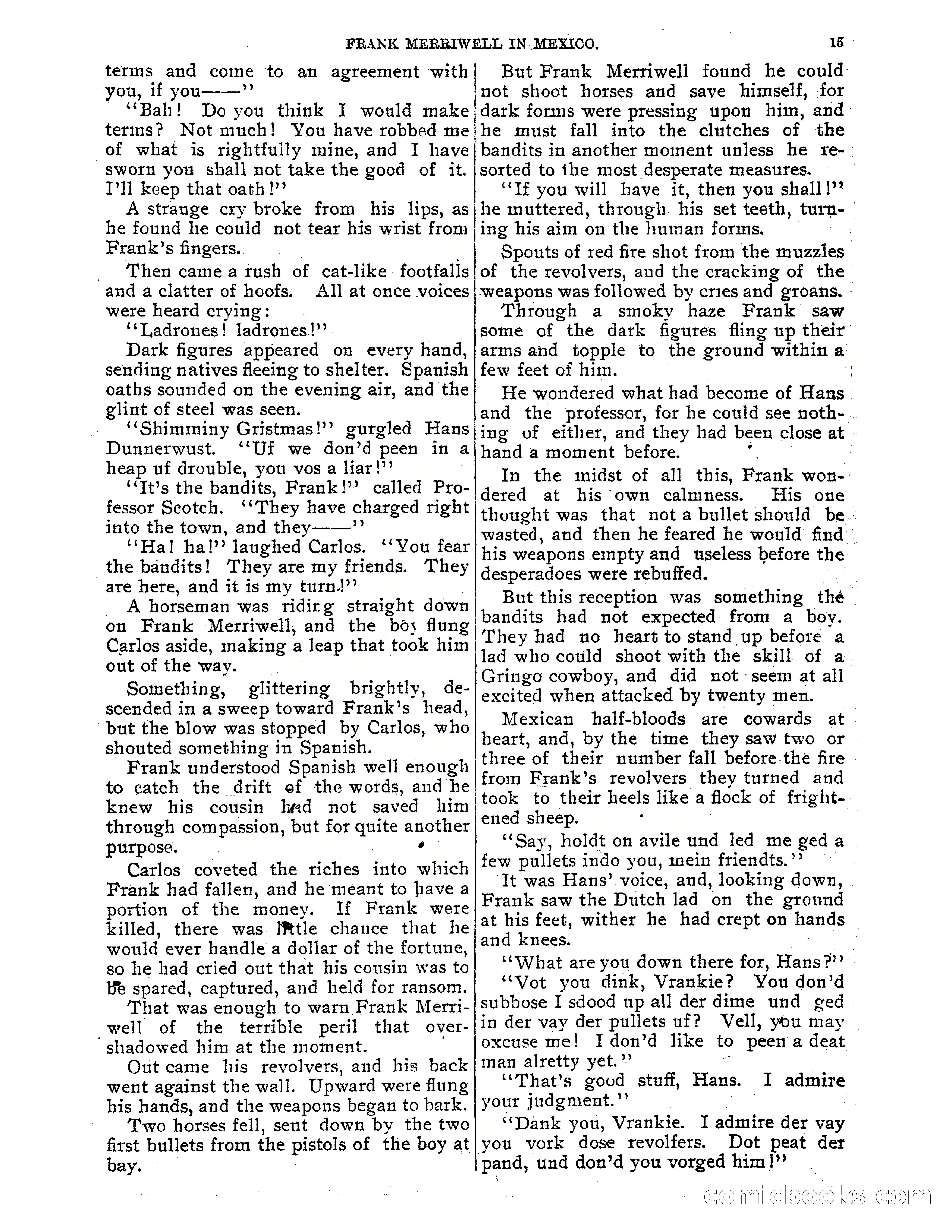Frank Merriwell in Mexico: The Search for the Silver Palace — page 17 of 35