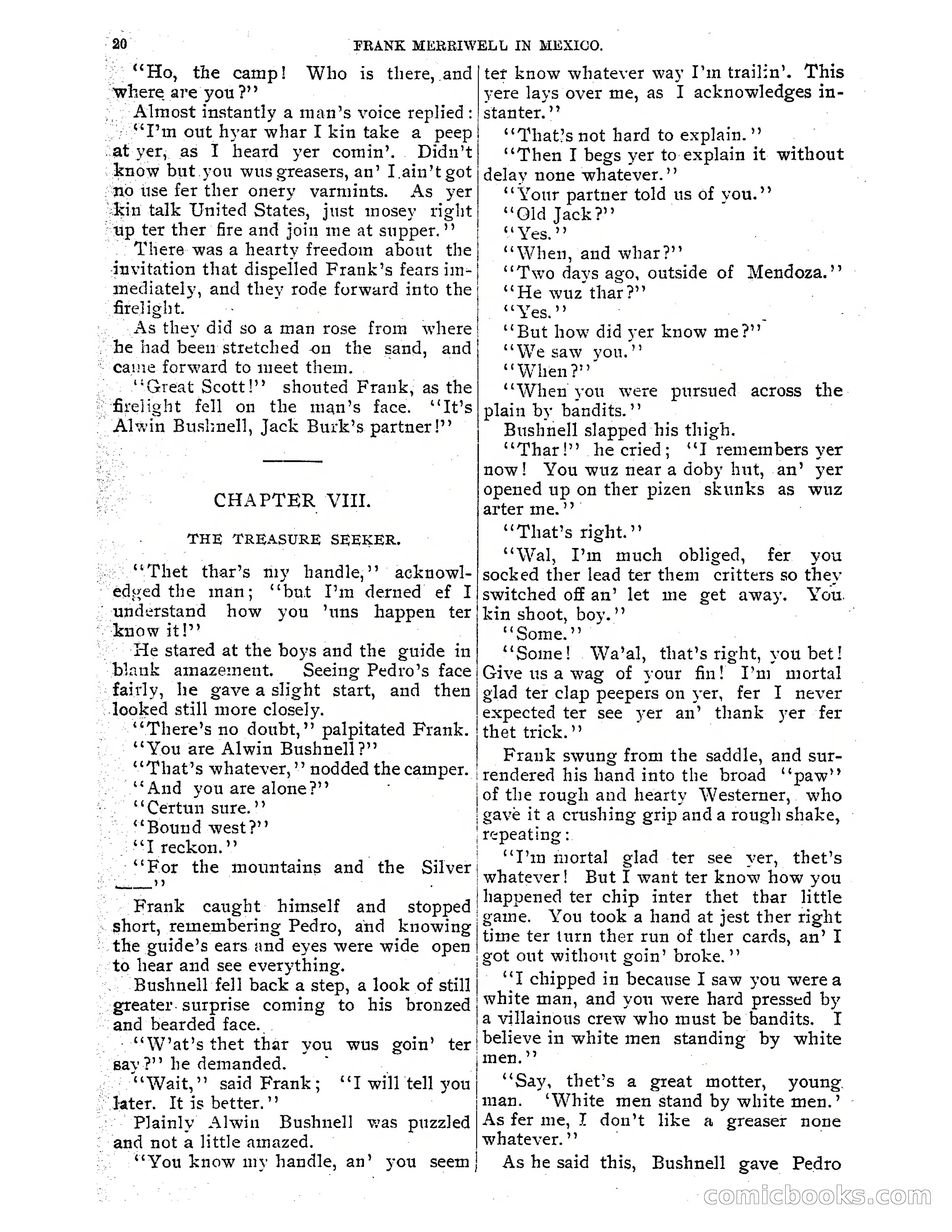 Frank Merriwell in Mexico: The Search for the Silver Palace — page 22 of 35
