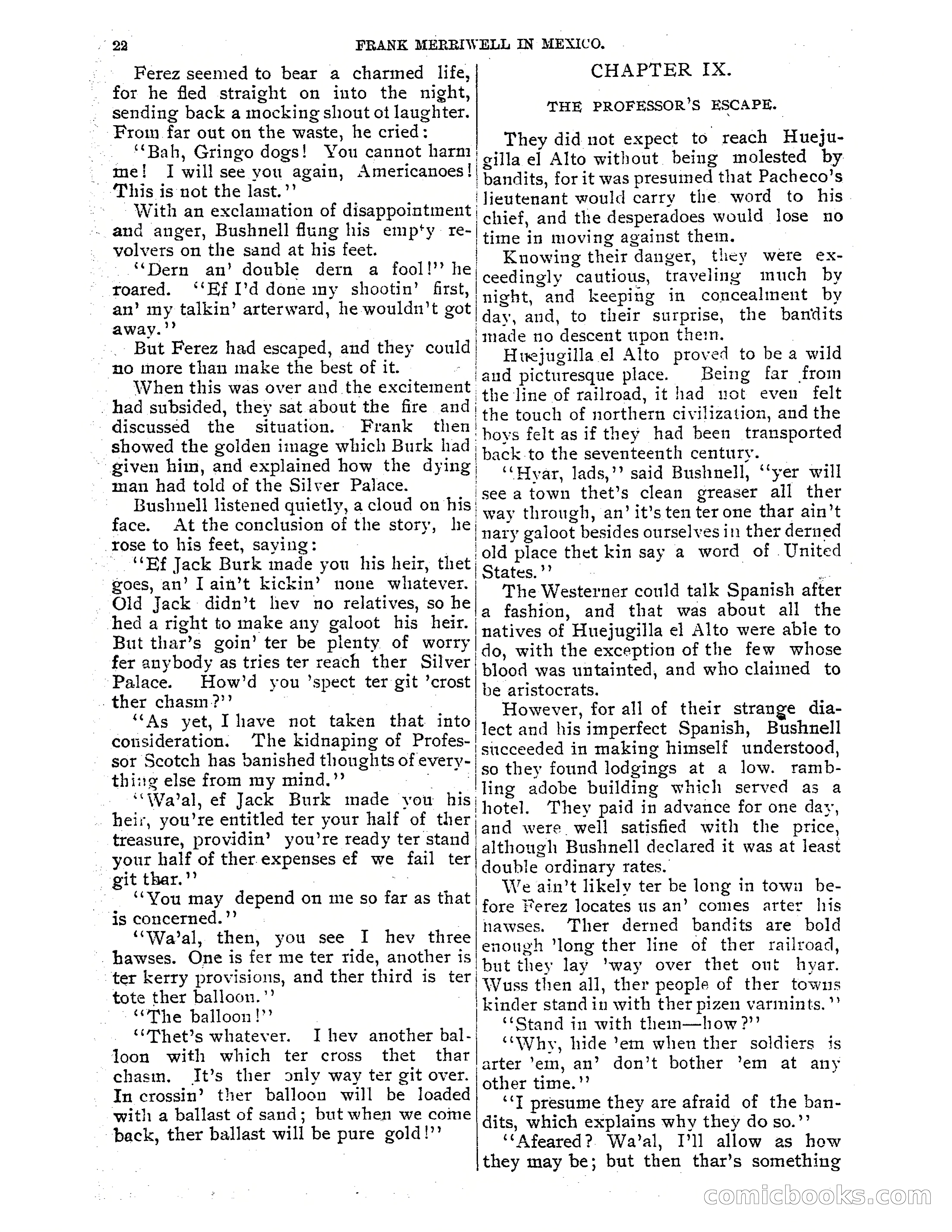 Frank Merriwell in Mexico: The Search for the Silver Palace — page 24 of 35