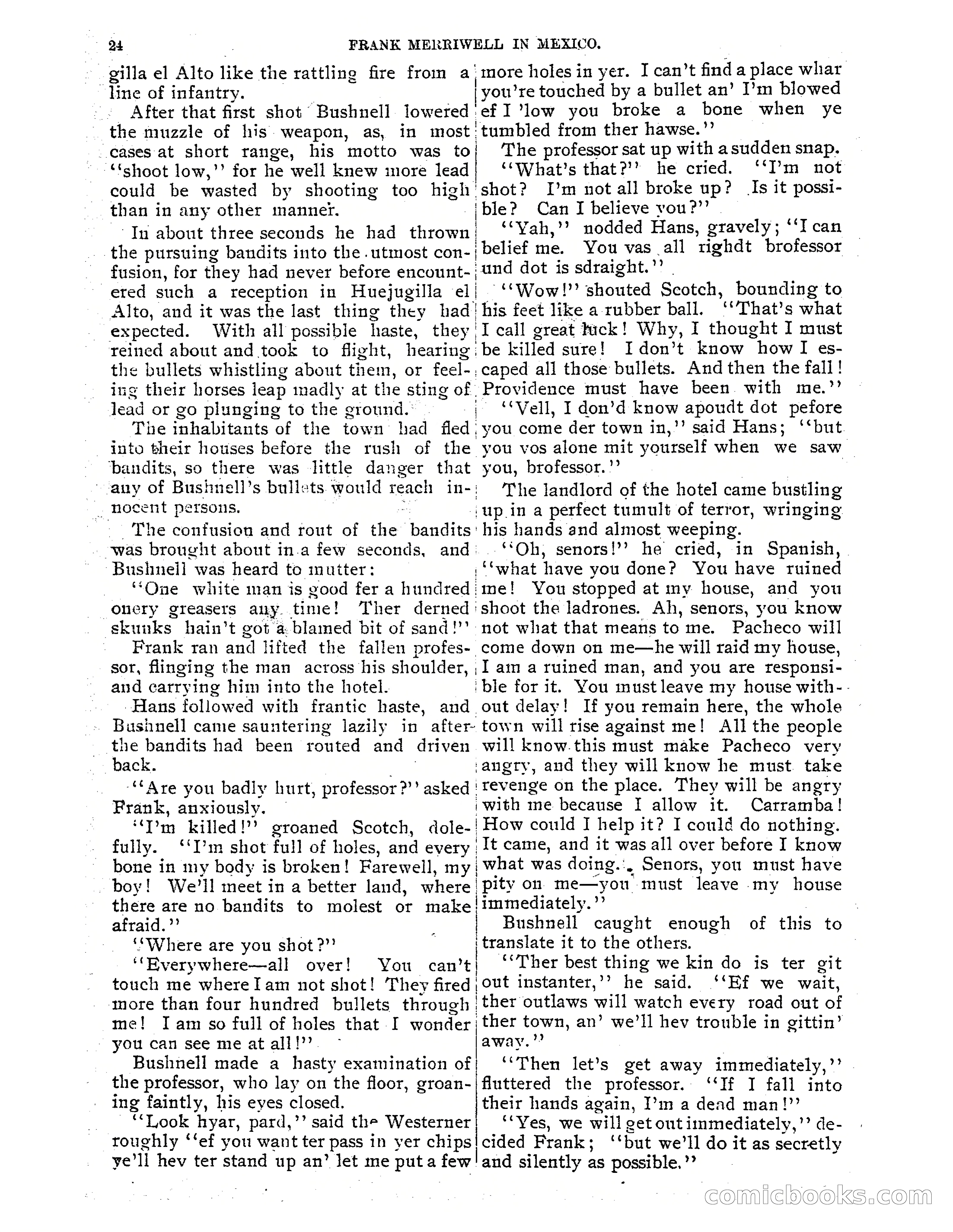 Frank Merriwell in Mexico: The Search for the Silver Palace — page 26 of 35