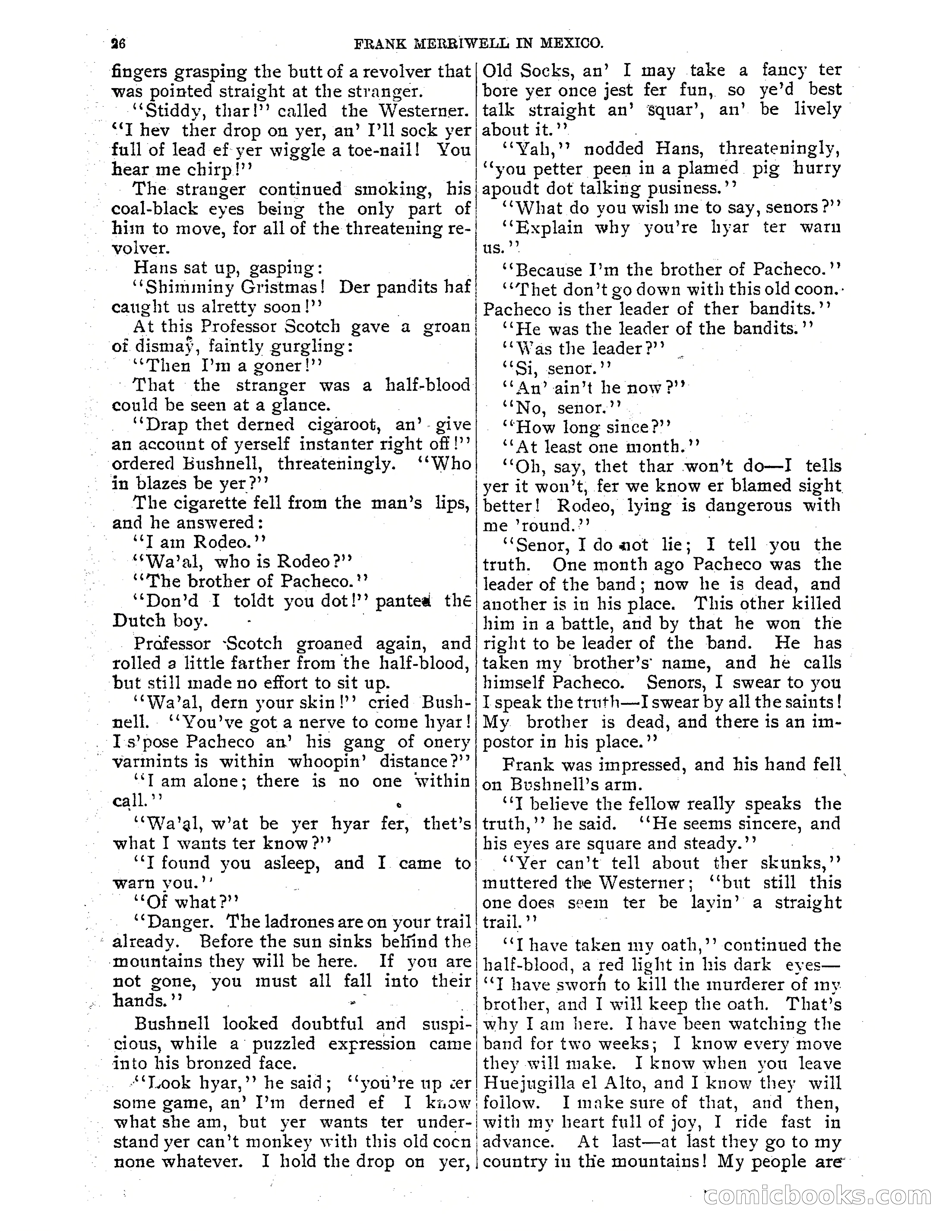 Frank Merriwell in Mexico: The Search for the Silver Palace — page 28 of 35