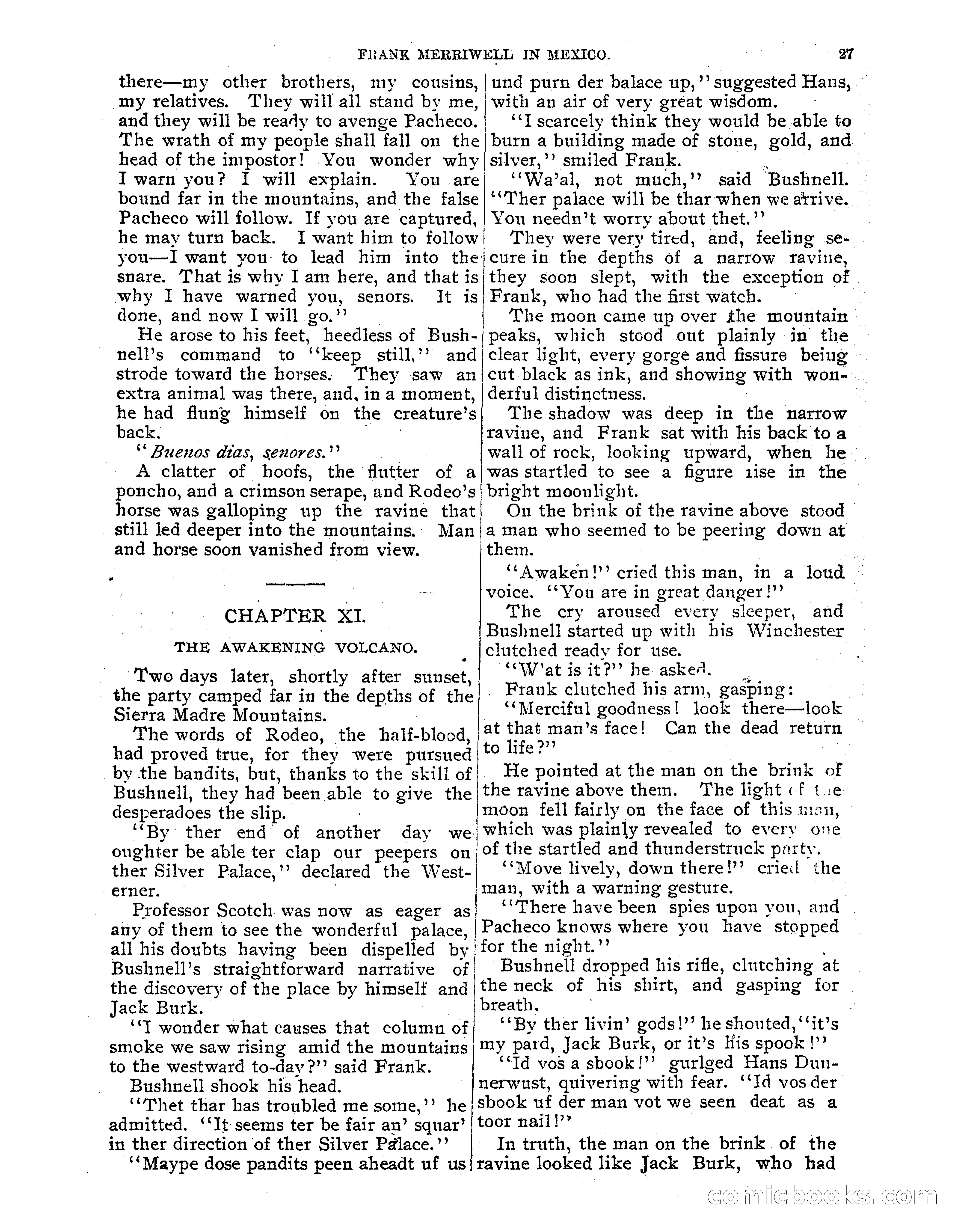 Frank Merriwell in Mexico: The Search for the Silver Palace — page 29 of 35