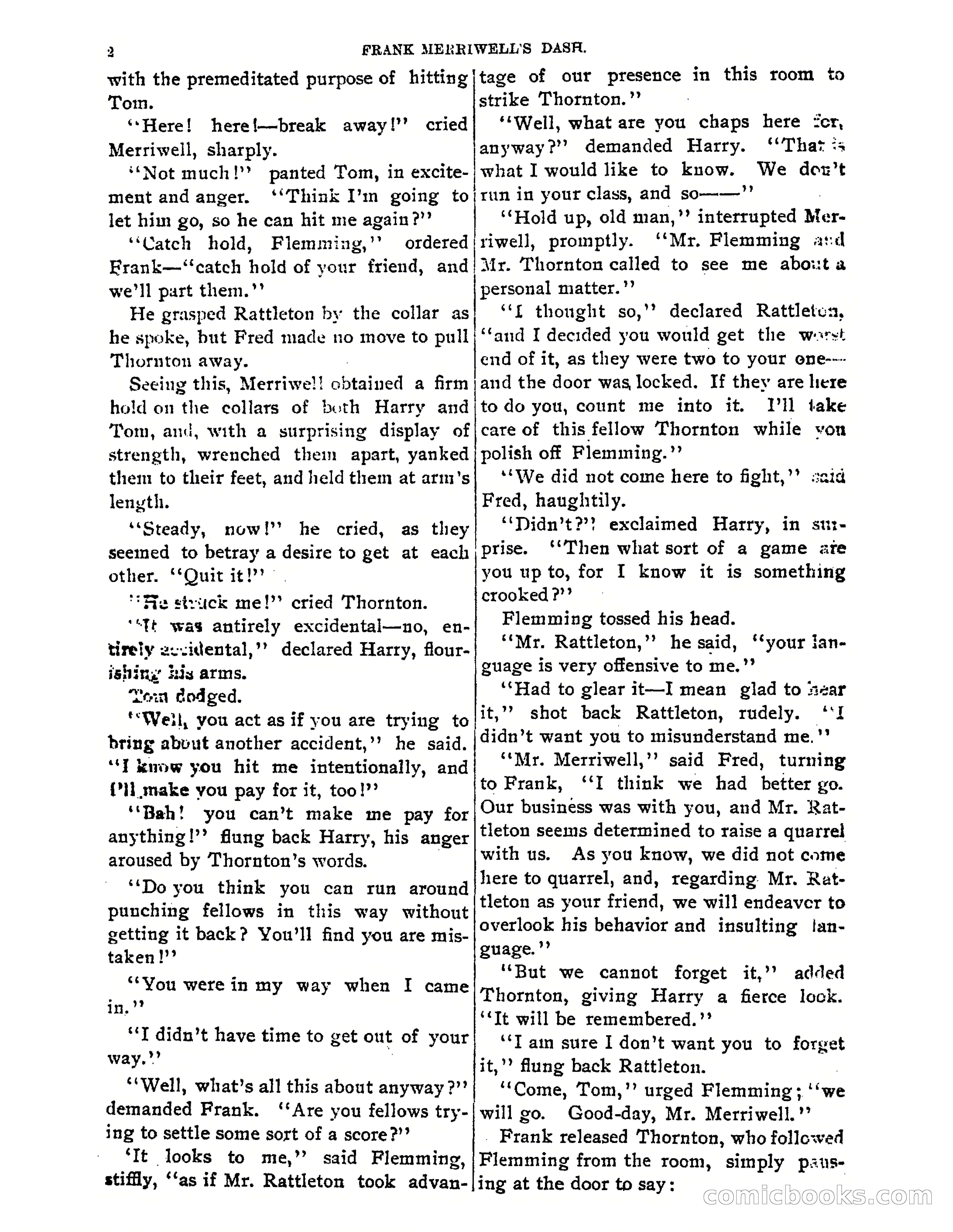 Tip Top Weekly No. 52: Frank Merriwell's Dash — page 4 of 37