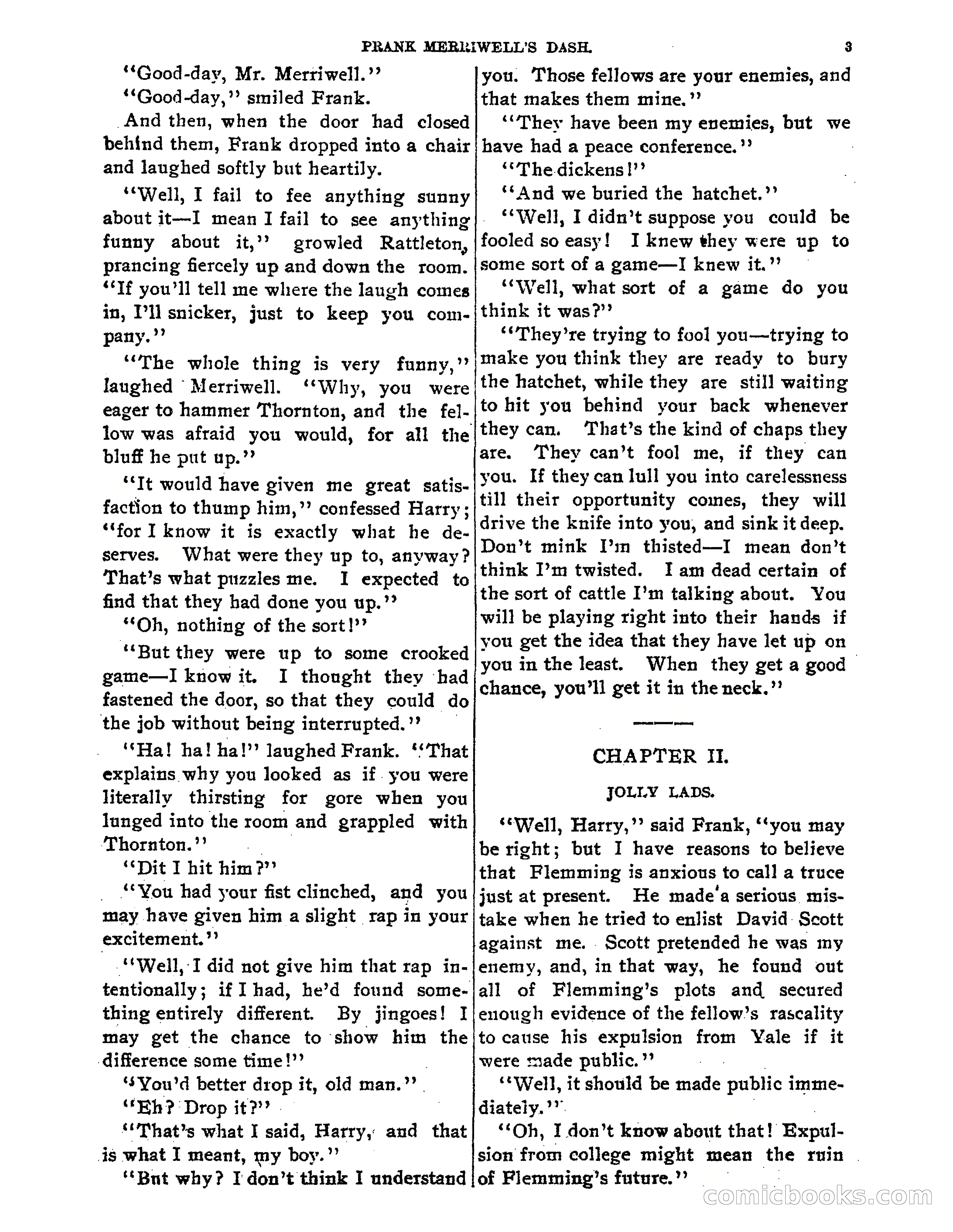 Tip Top Weekly No. 52: Frank Merriwell's Dash — page 6 of 37