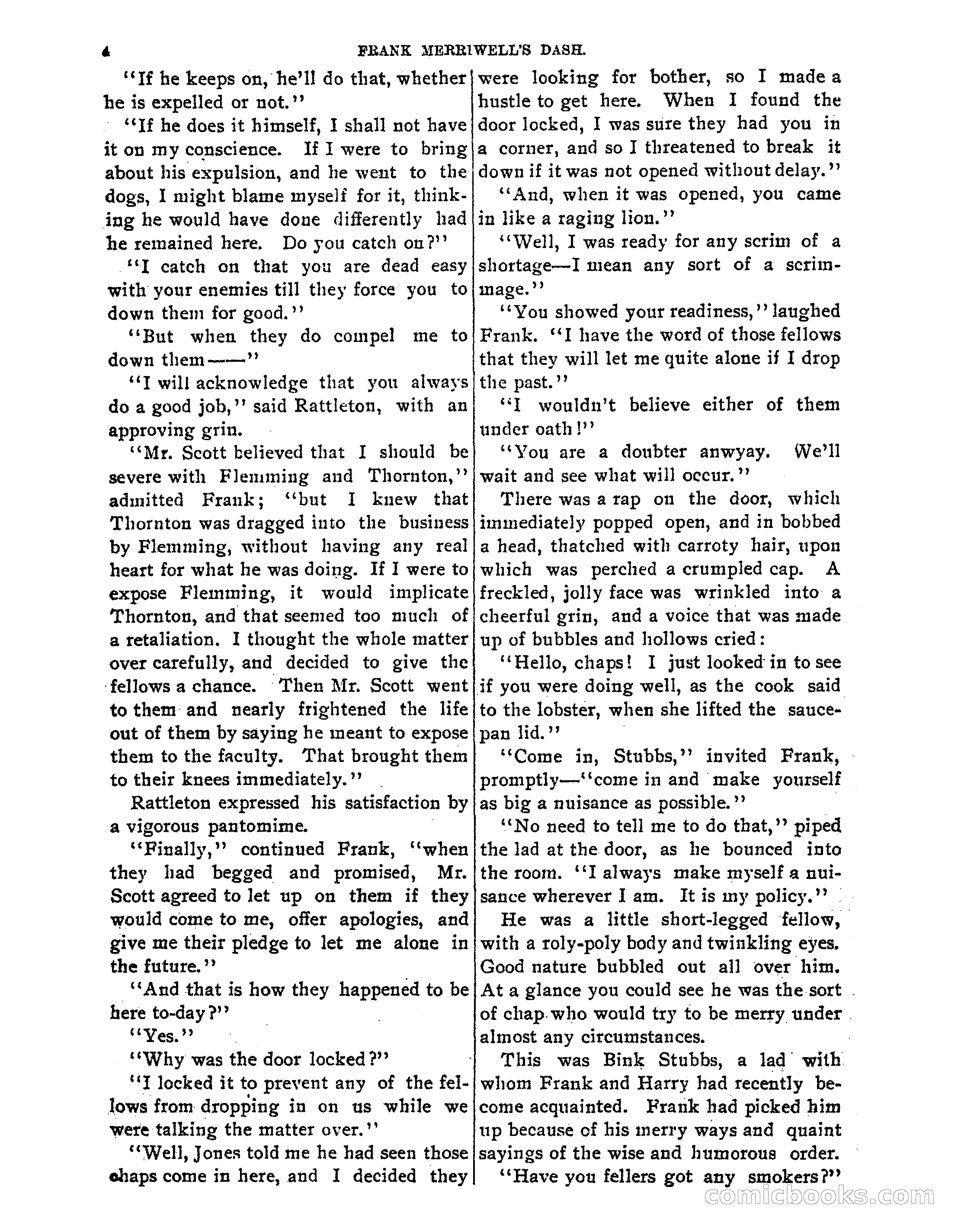 Tip Top Weekly No. 52: Frank Merriwell's Dash — page 7 of 37