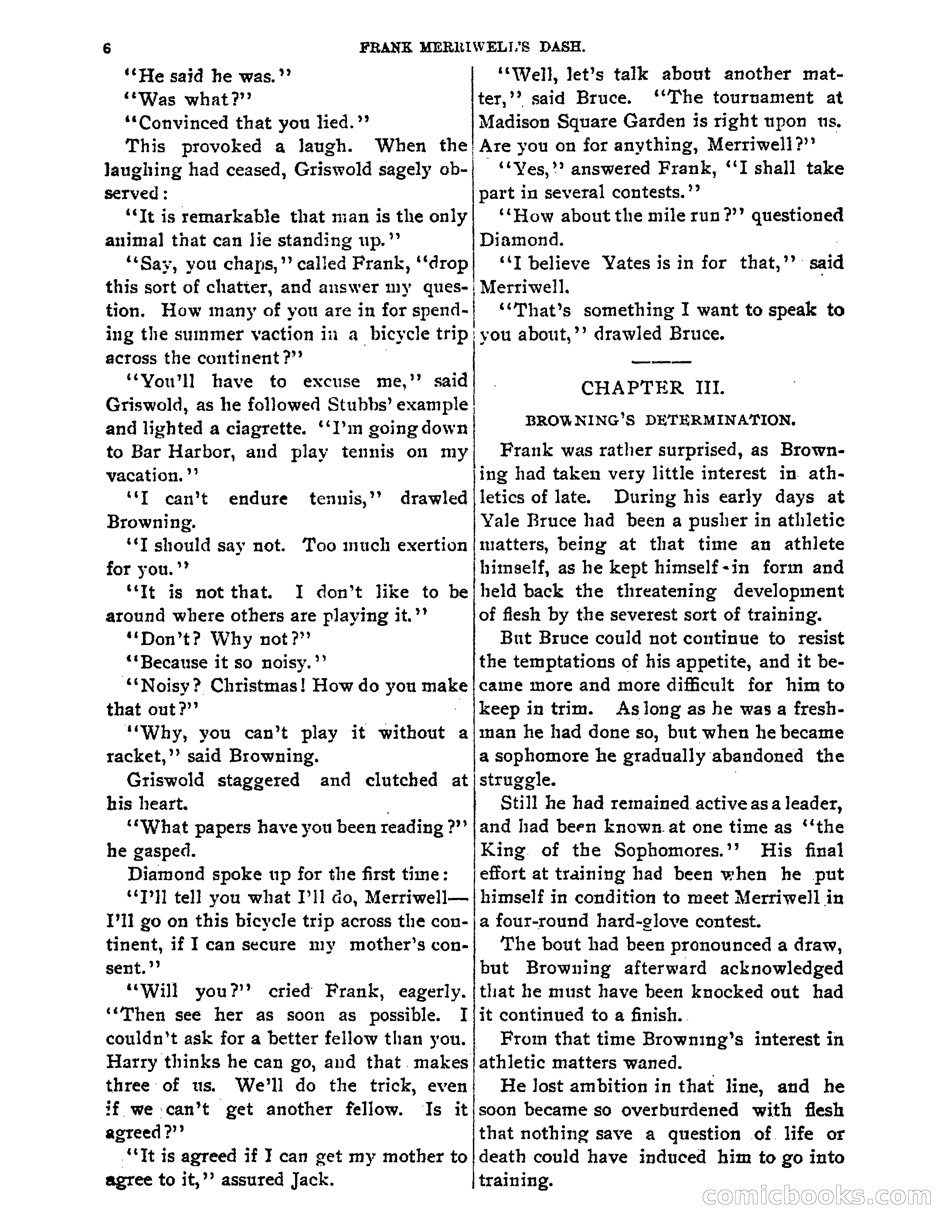 Tip Top Weekly No. 52: Frank Merriwell's Dash — page 9 of 37
