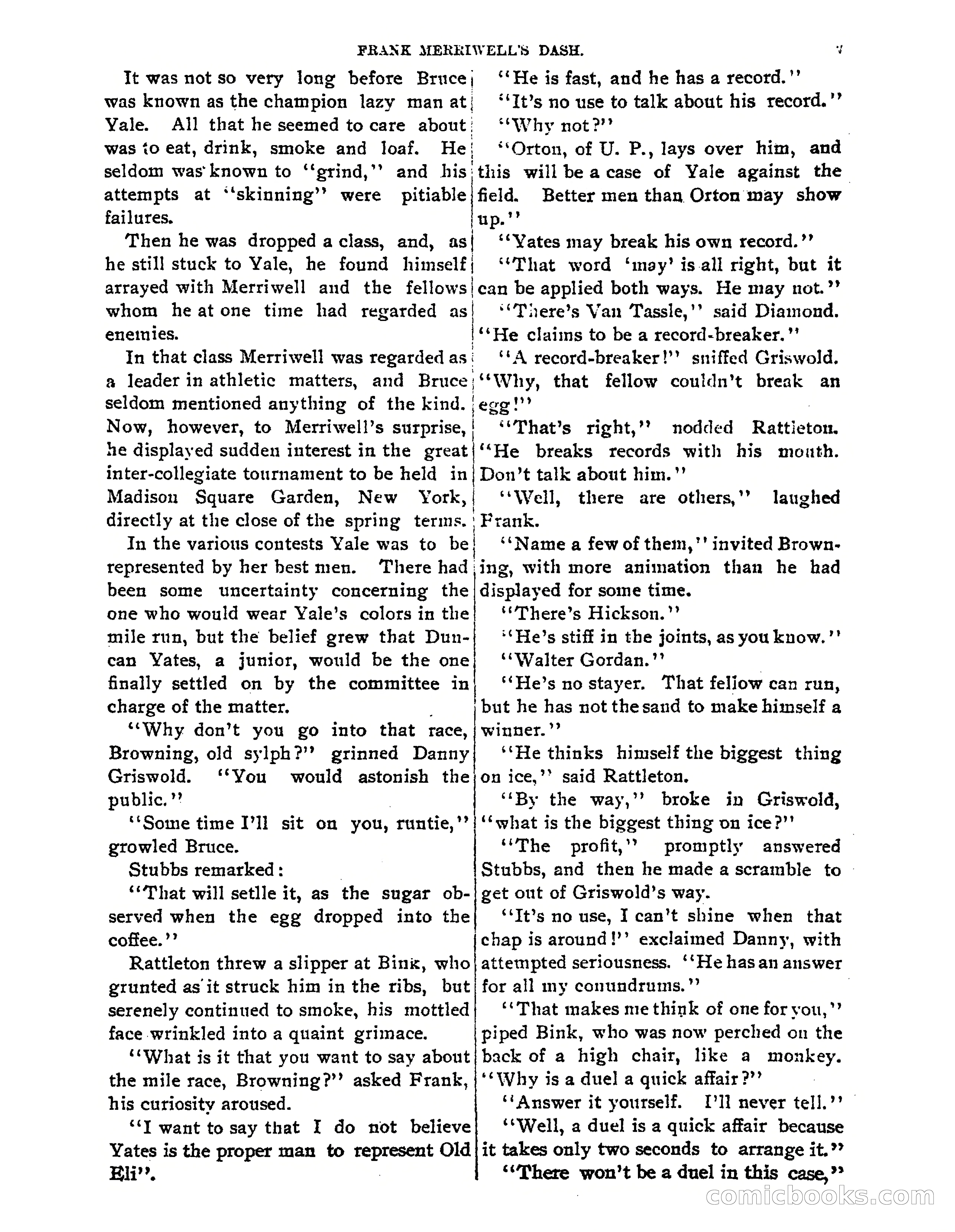 Tip Top Weekly No. 52: Frank Merriwell's Dash — page 10 of 37