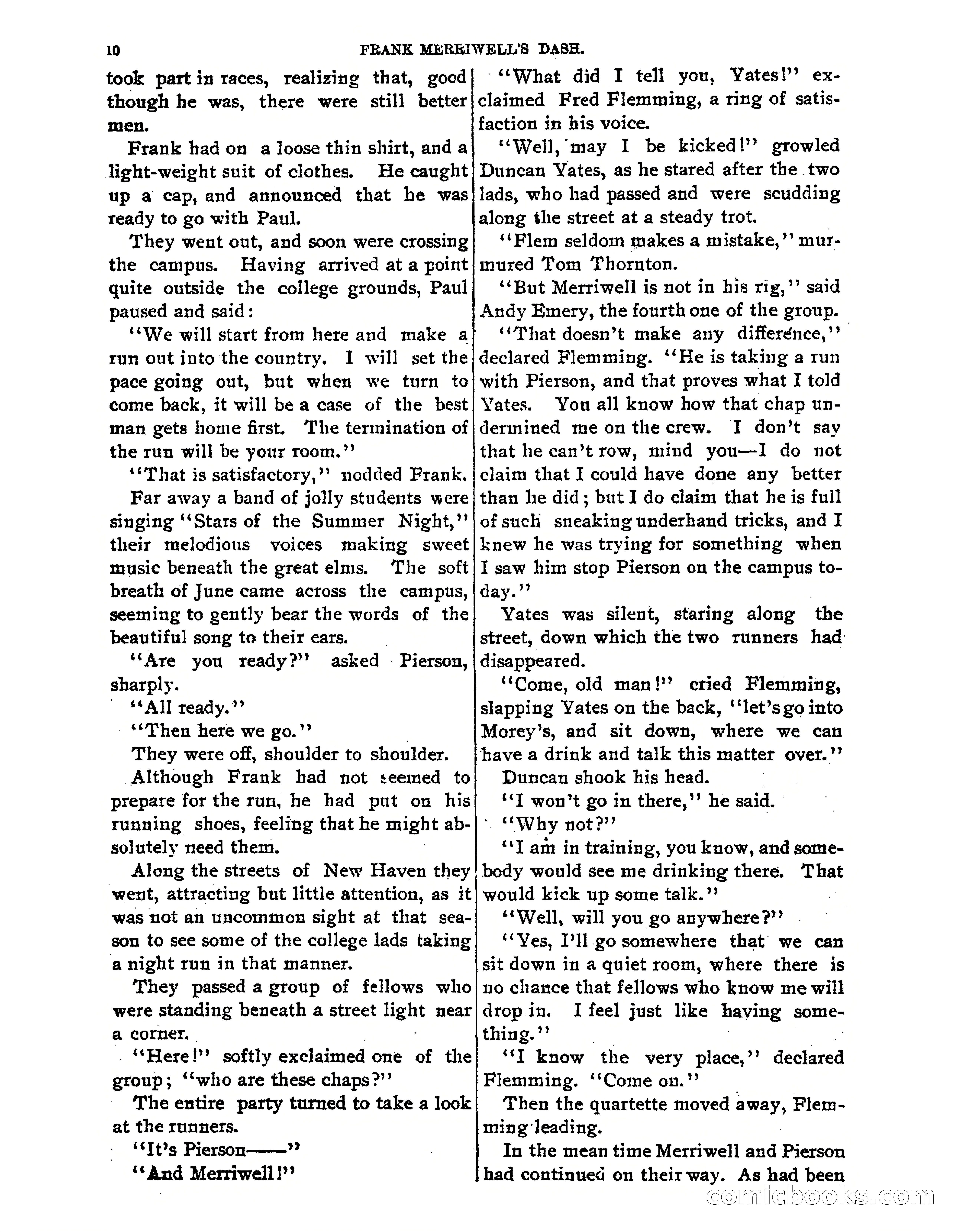 Tip Top Weekly No. 52: Frank Merriwell's Dash — page 13 of 37