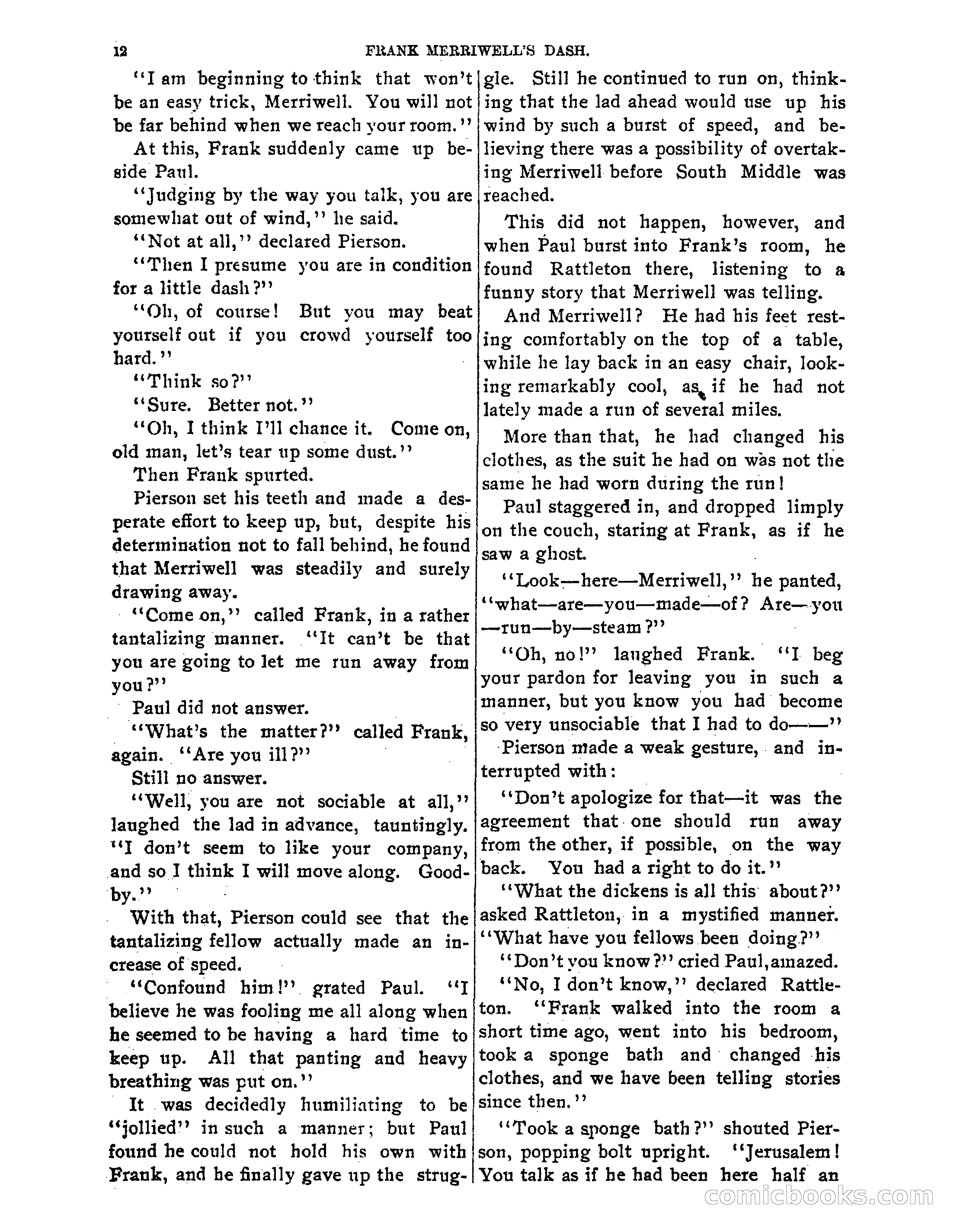 Tip Top Weekly No. 52: Frank Merriwell's Dash — page 15 of 37