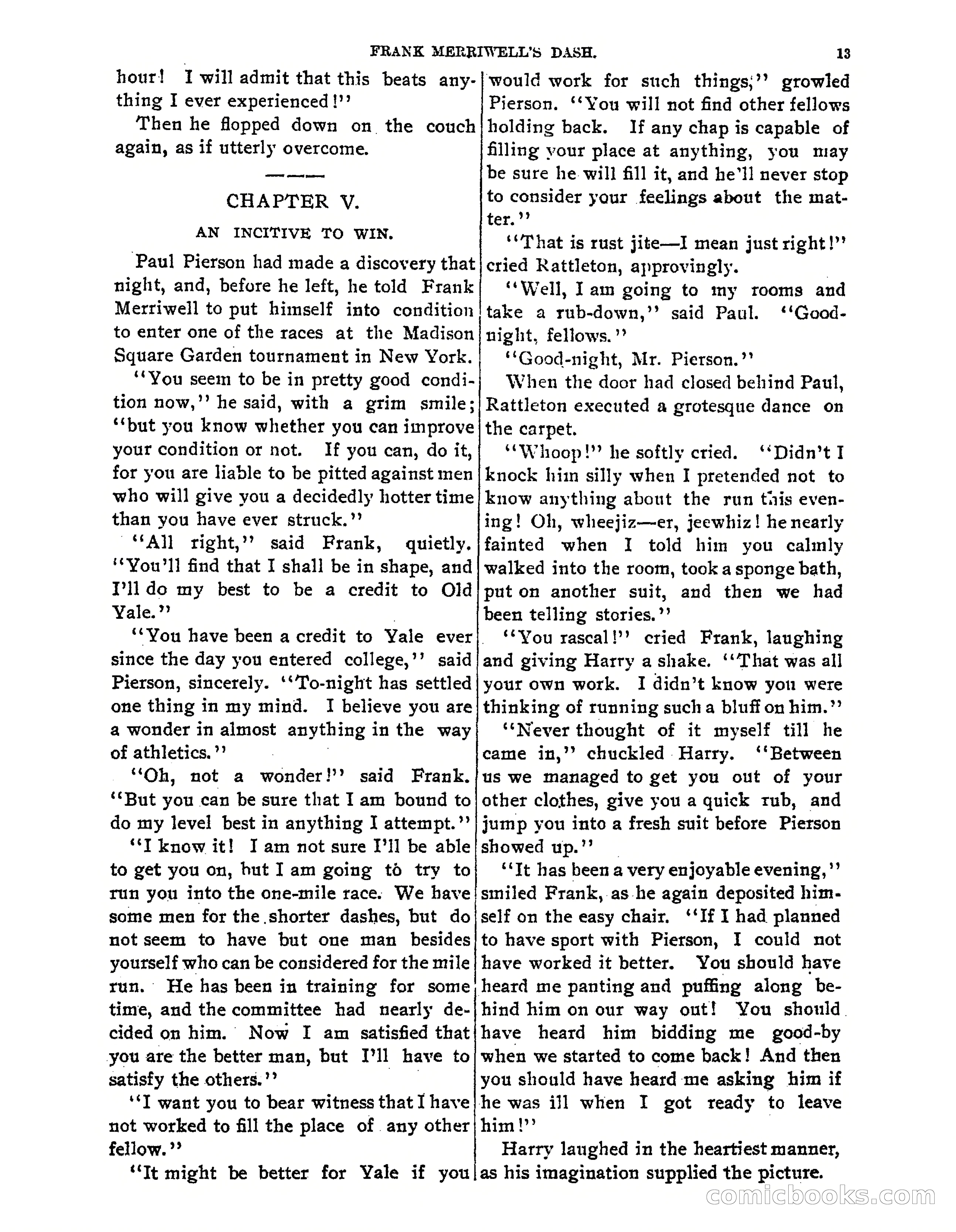 Tip Top Weekly No. 52: Frank Merriwell's Dash — page 16 of 37