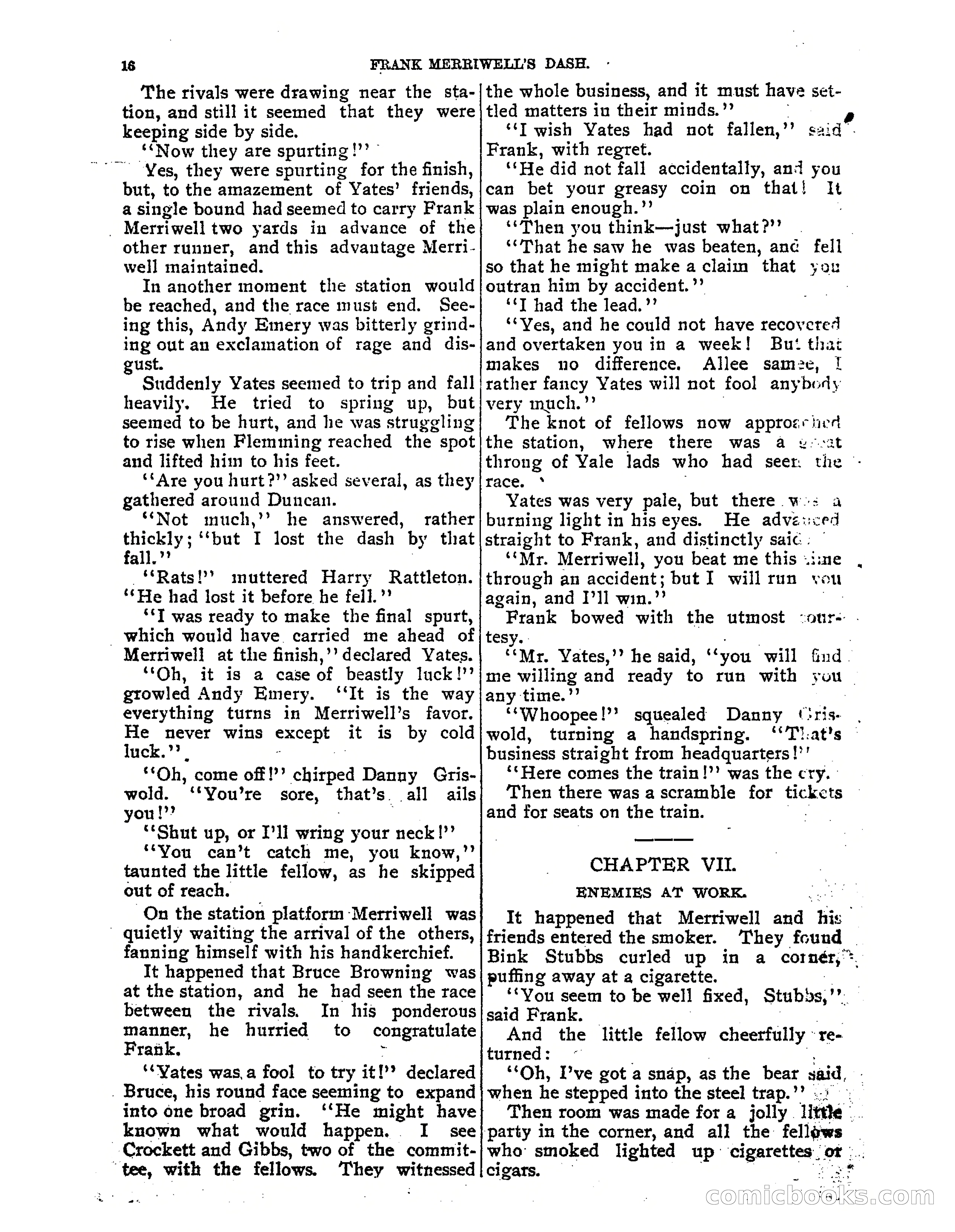Tip Top Weekly No. 52: Frank Merriwell's Dash — page 20 of 37