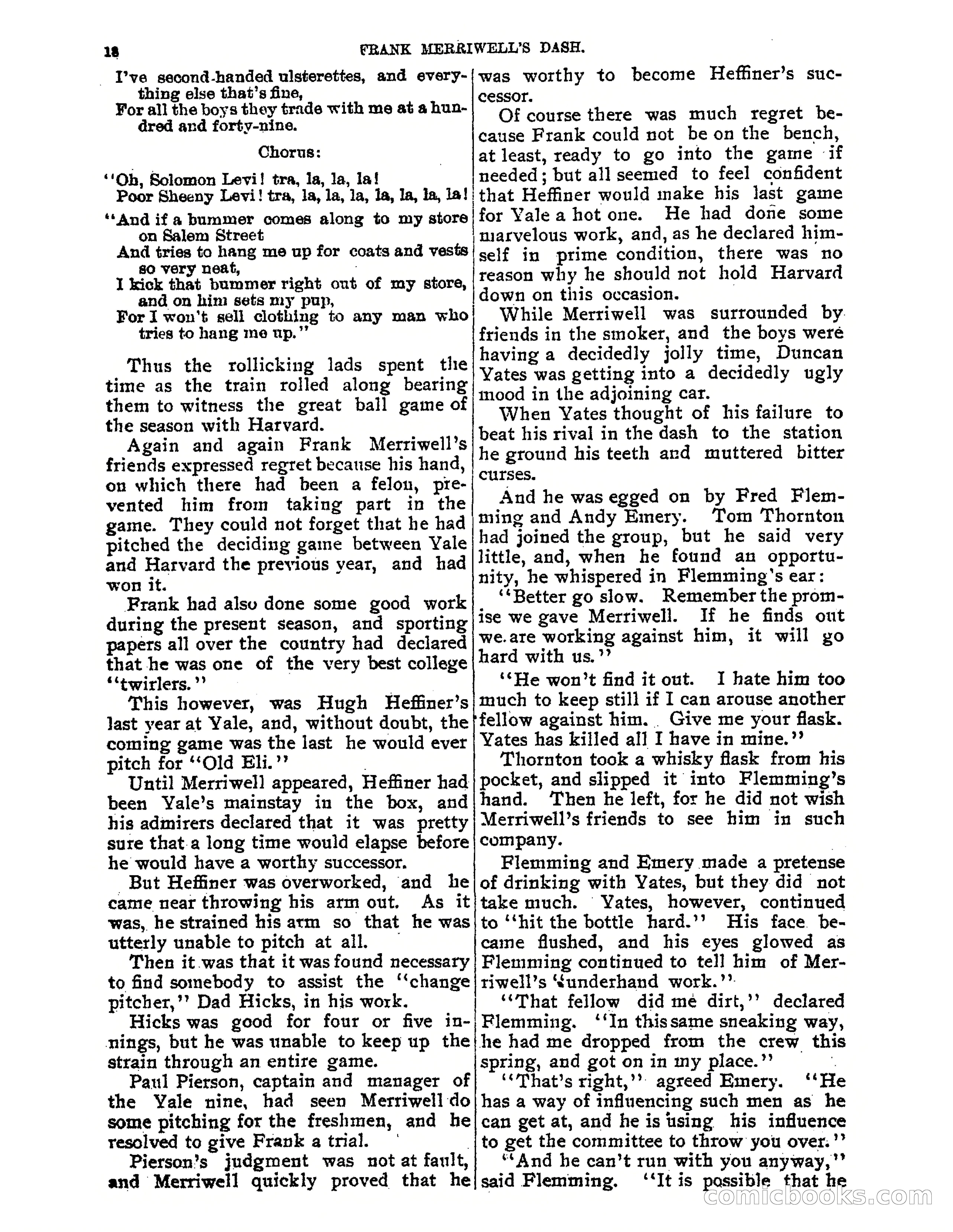 Tip Top Weekly No. 52: Frank Merriwell's Dash — page 22 of 37