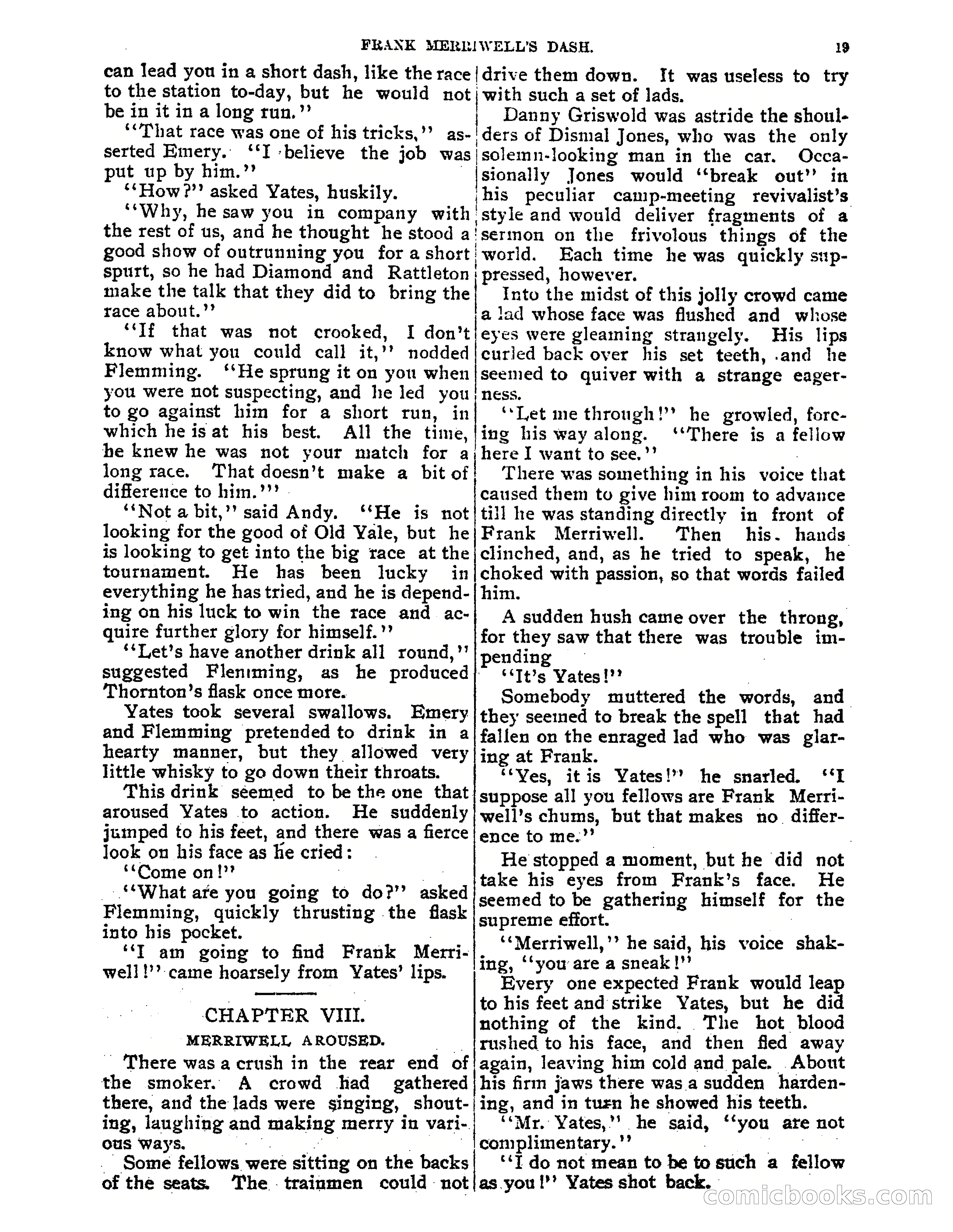 Tip Top Weekly No. 52: Frank Merriwell's Dash — page 23 of 37
