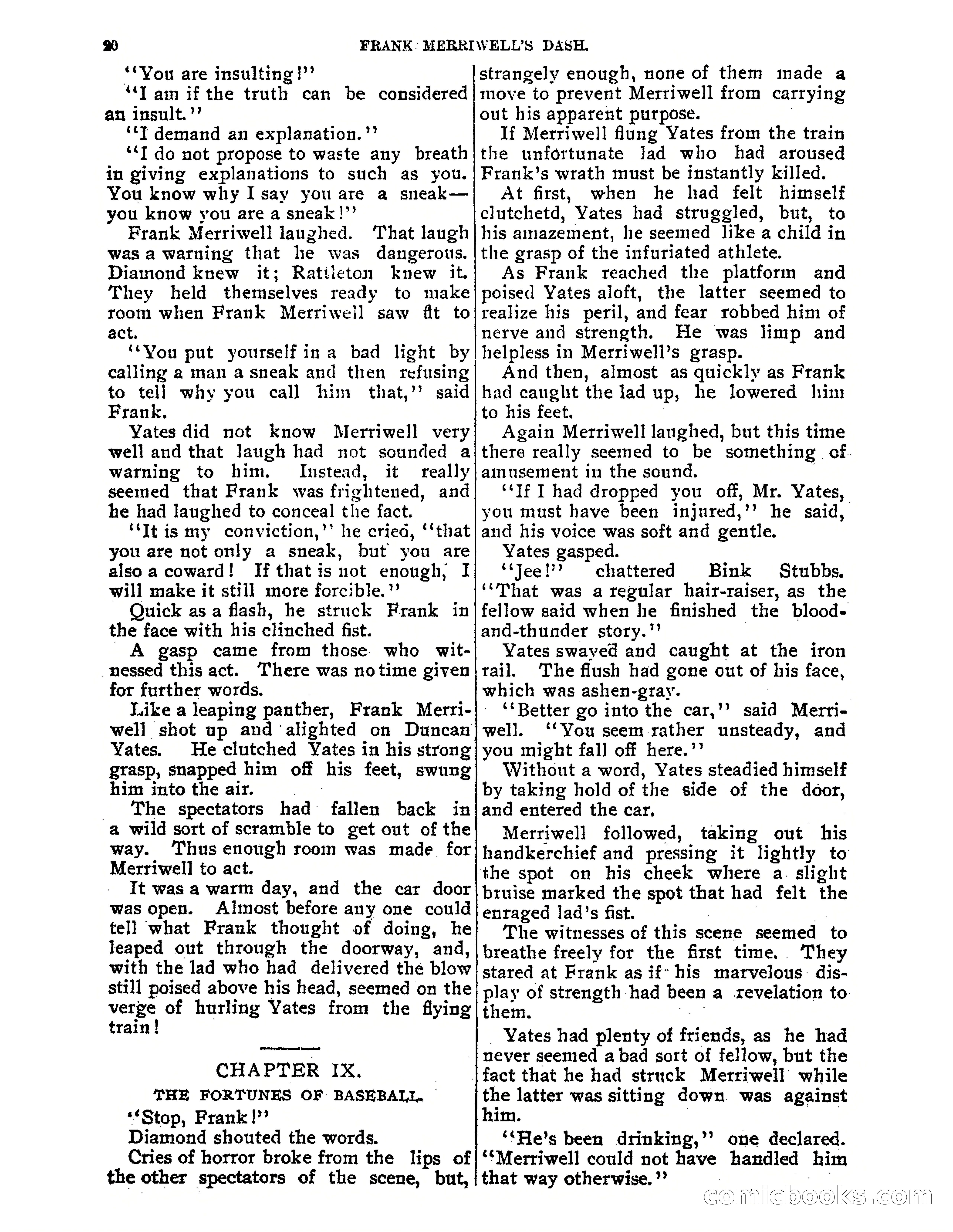 Tip Top Weekly No. 52: Frank Merriwell's Dash — page 24 of 37