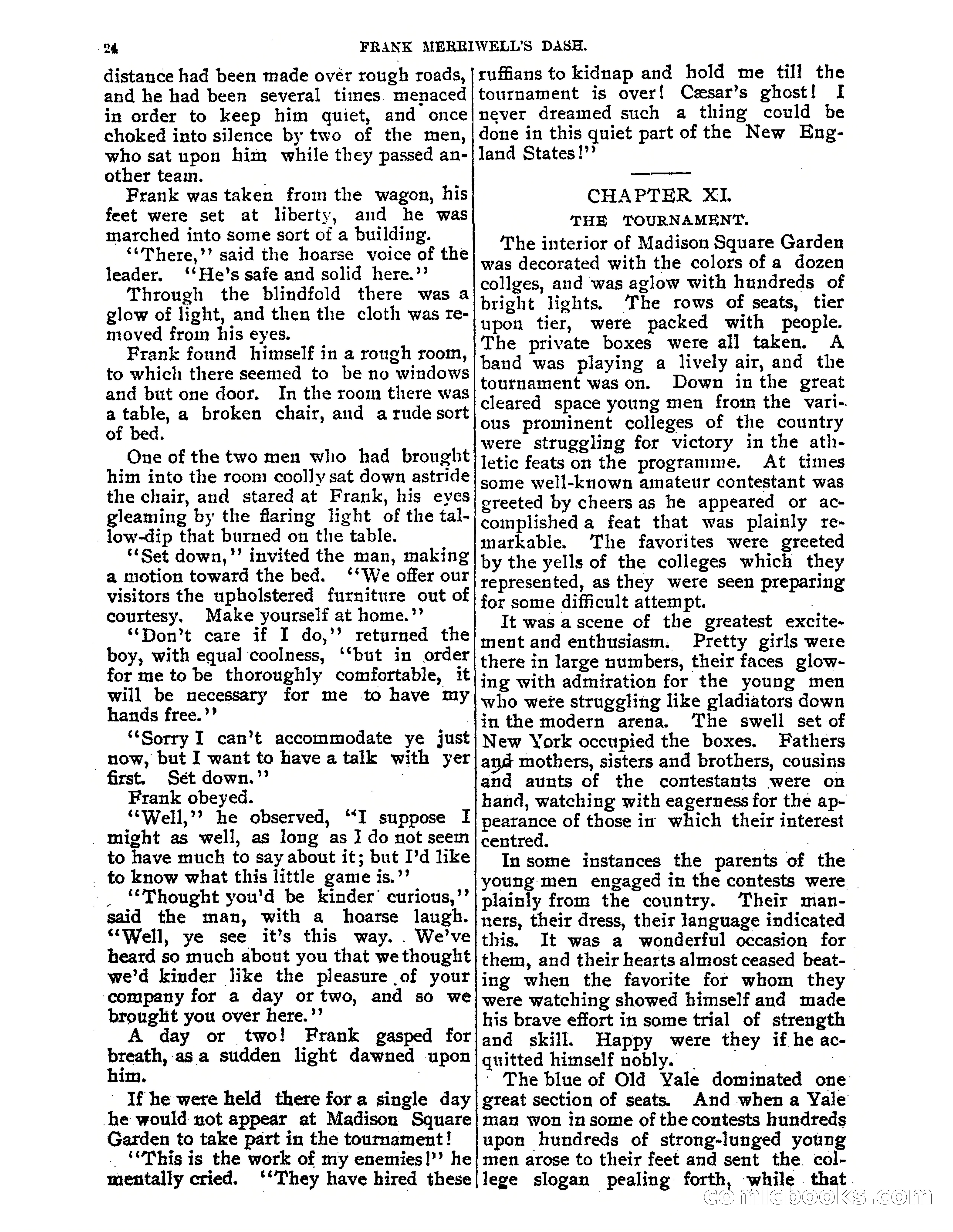 Tip Top Weekly No. 52: Frank Merriwell's Dash — page 28 of 37
