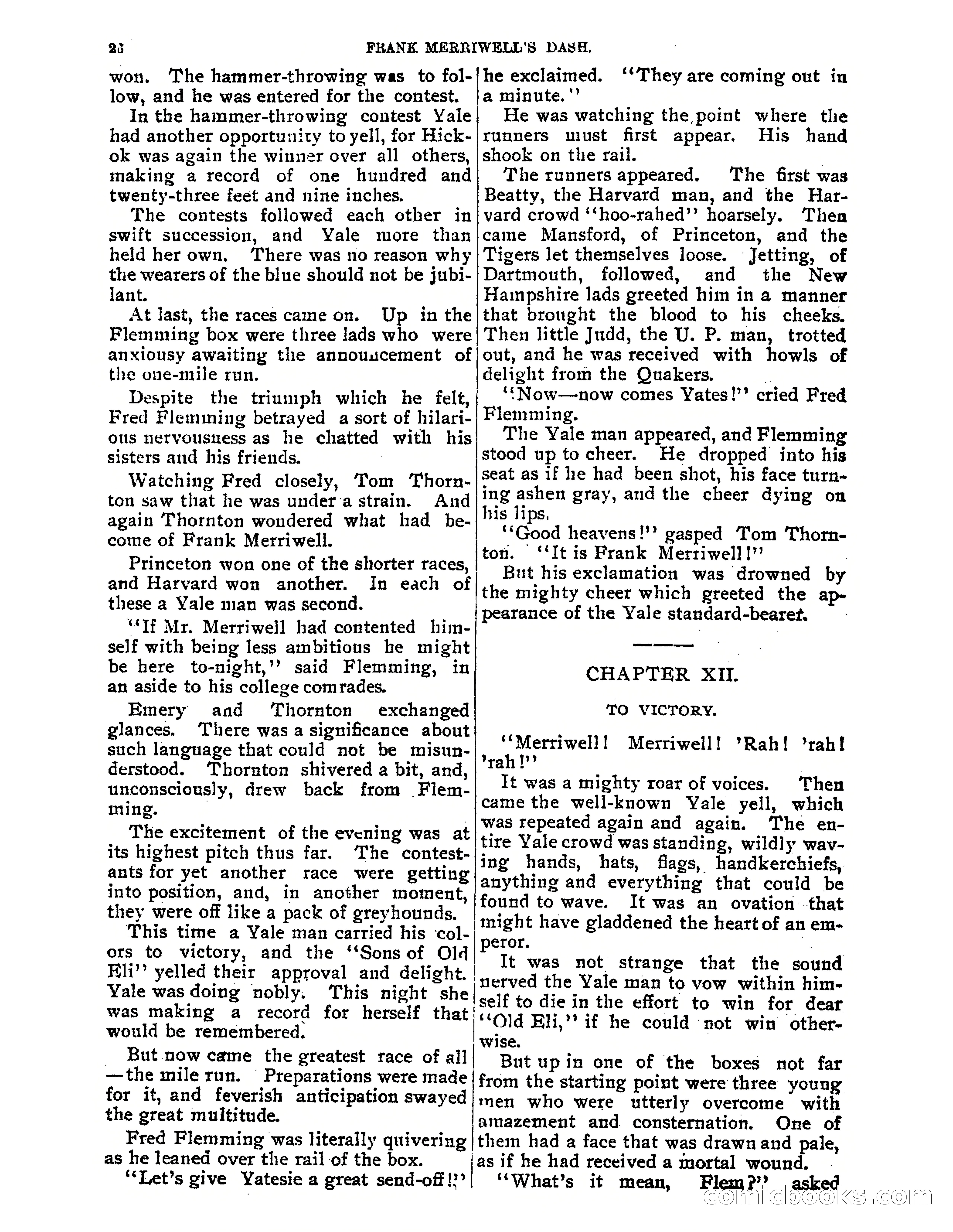 Tip Top Weekly No. 52: Frank Merriwell's Dash — page 30 of 37