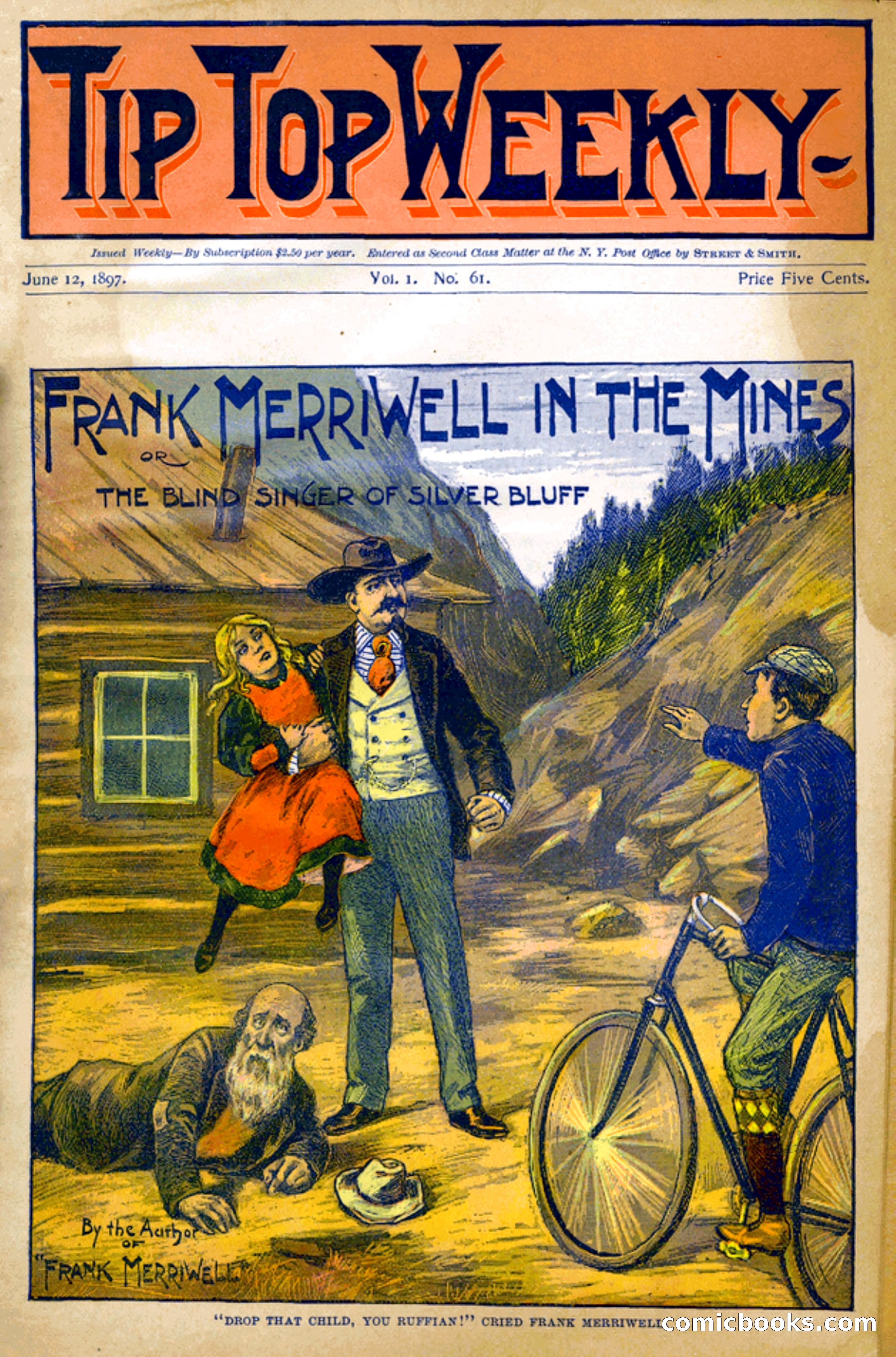 Tip Top Weekly No. 61: Frank Merriwell in the Mines — page 1 of 35