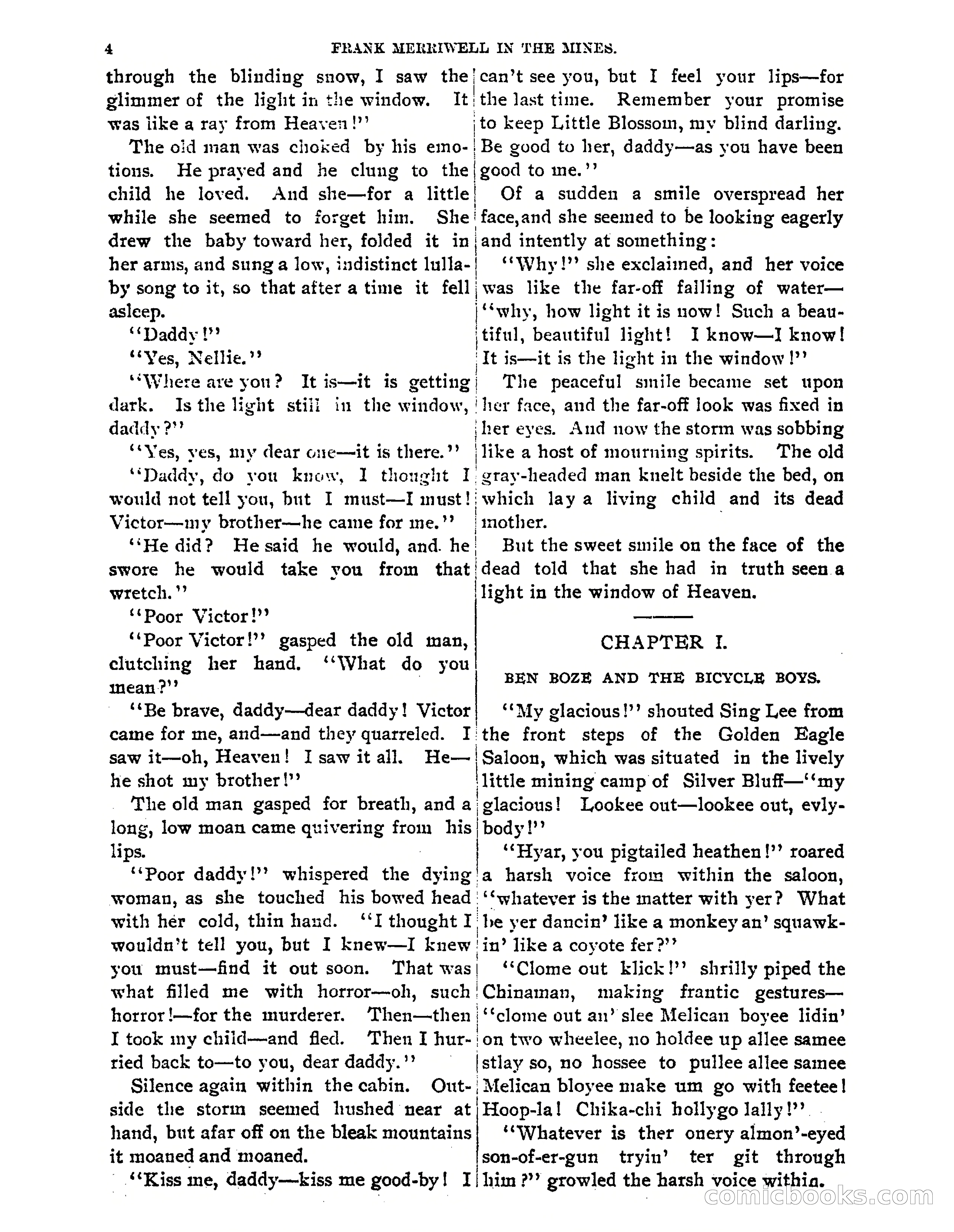 Tip Top Weekly No. 61: Frank Merriwell in the Mines — page 6 of 35