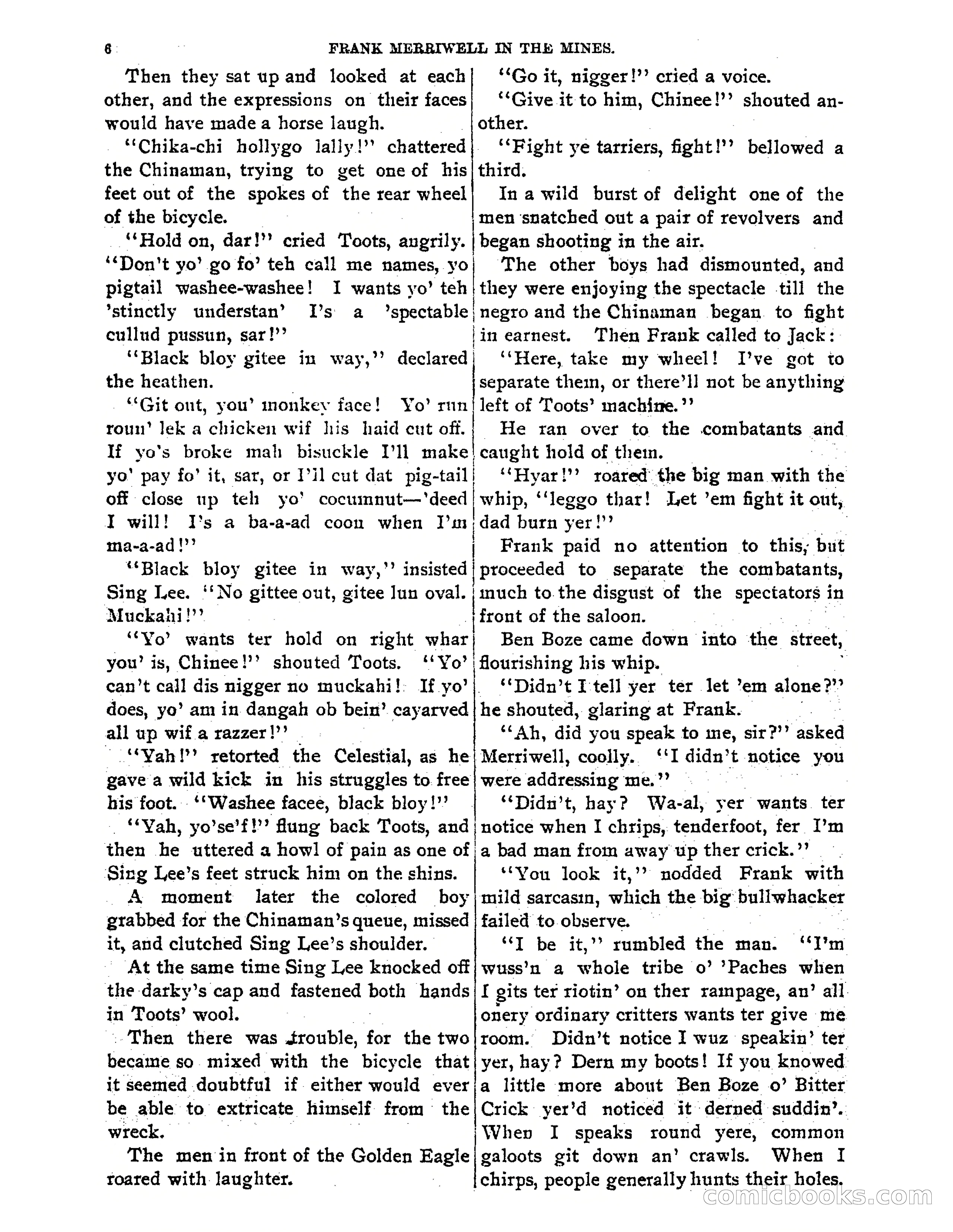 Tip Top Weekly No. 61: Frank Merriwell in the Mines — page 8 of 35