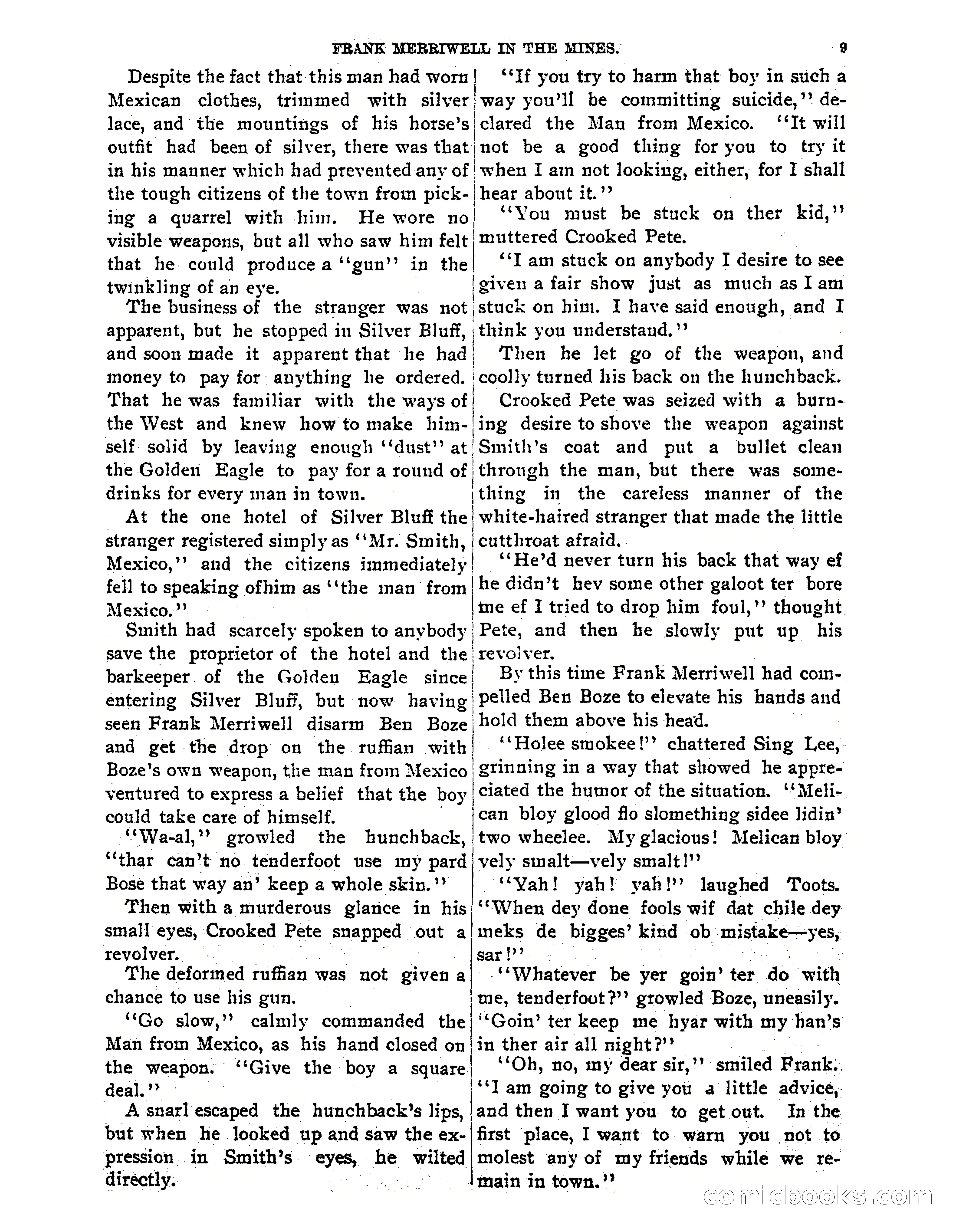 Tip Top Weekly No. 61: Frank Merriwell in the Mines — page 11 of 35