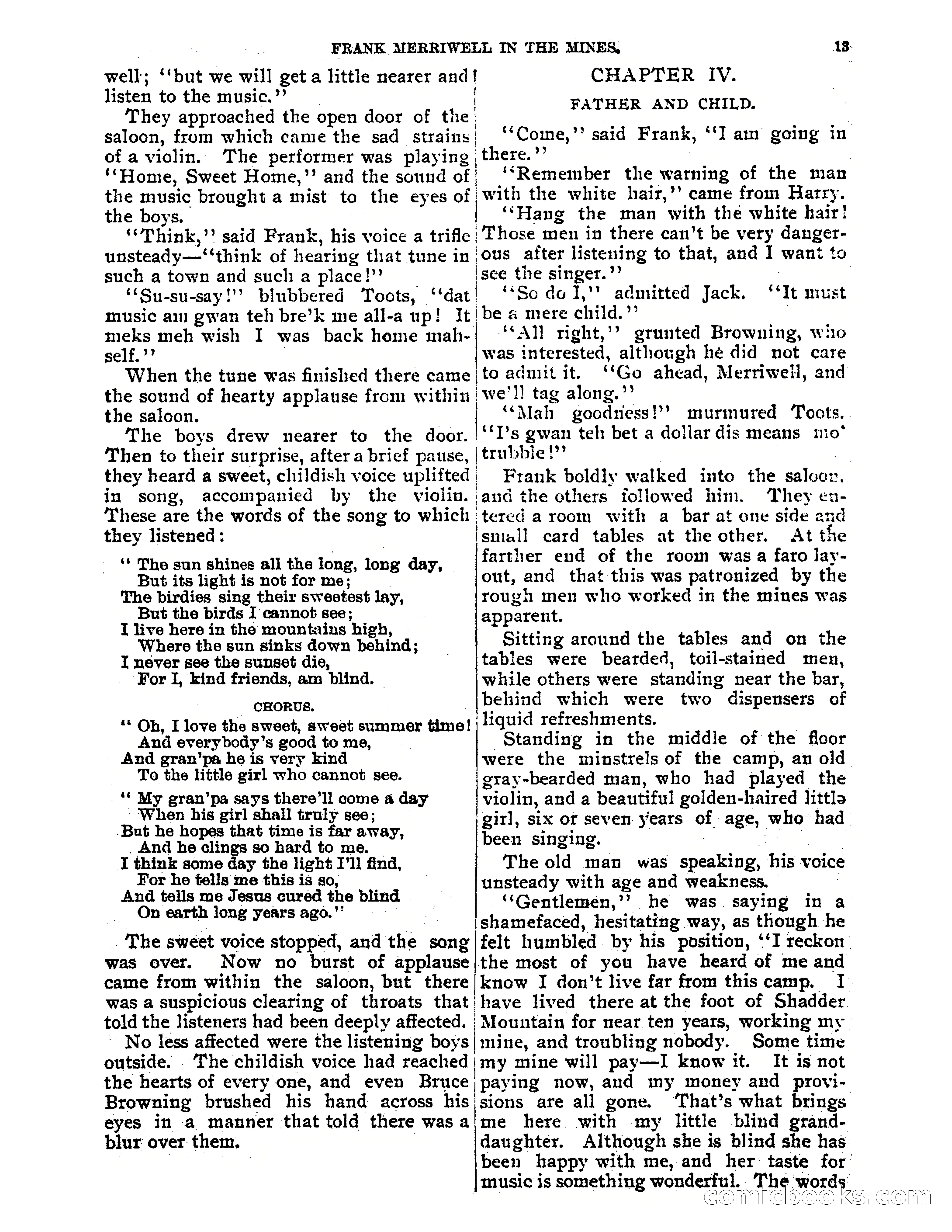 Tip Top Weekly No. 61: Frank Merriwell in the Mines — page 15 of 35