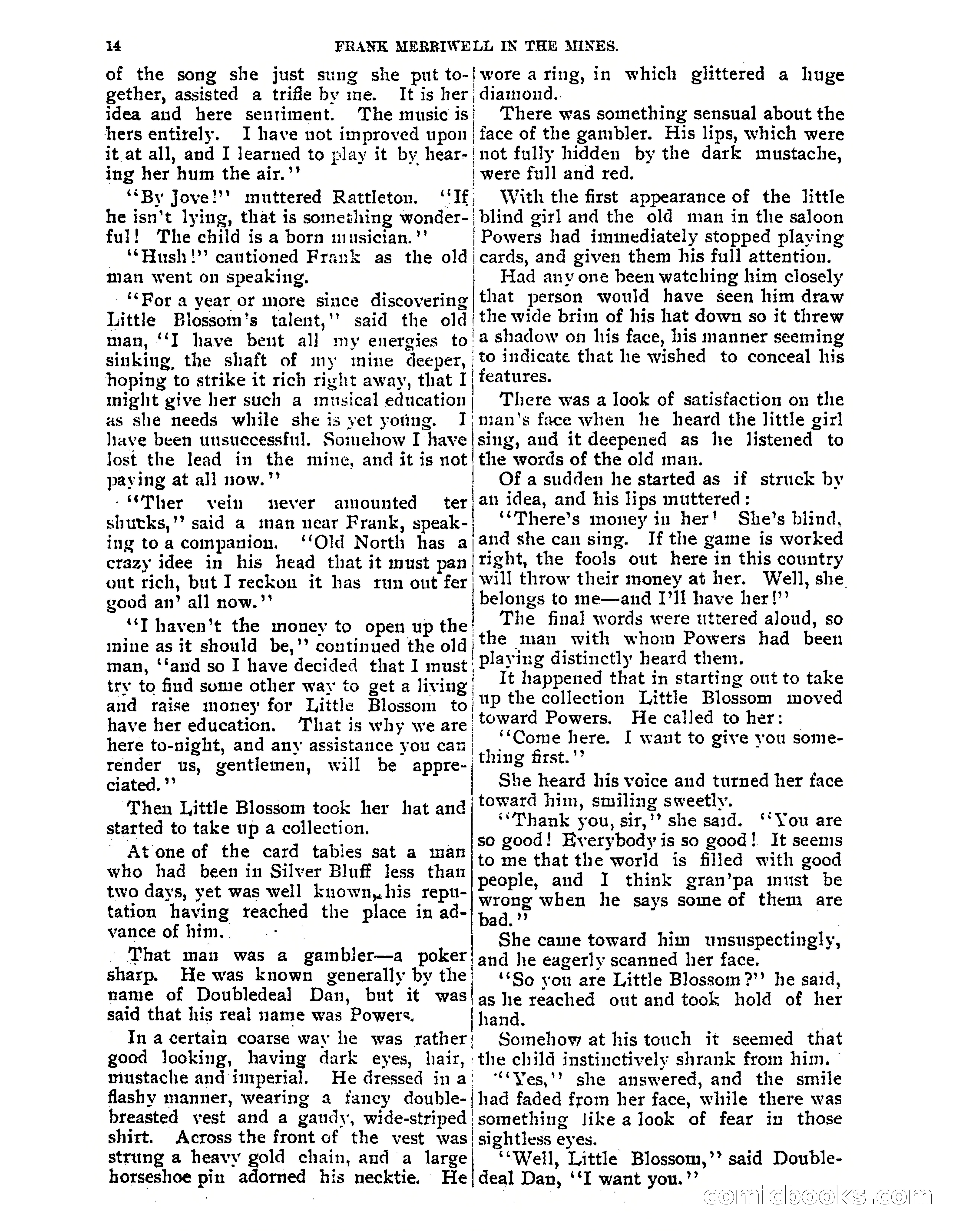 Tip Top Weekly No. 61: Frank Merriwell in the Mines — page 16 of 35