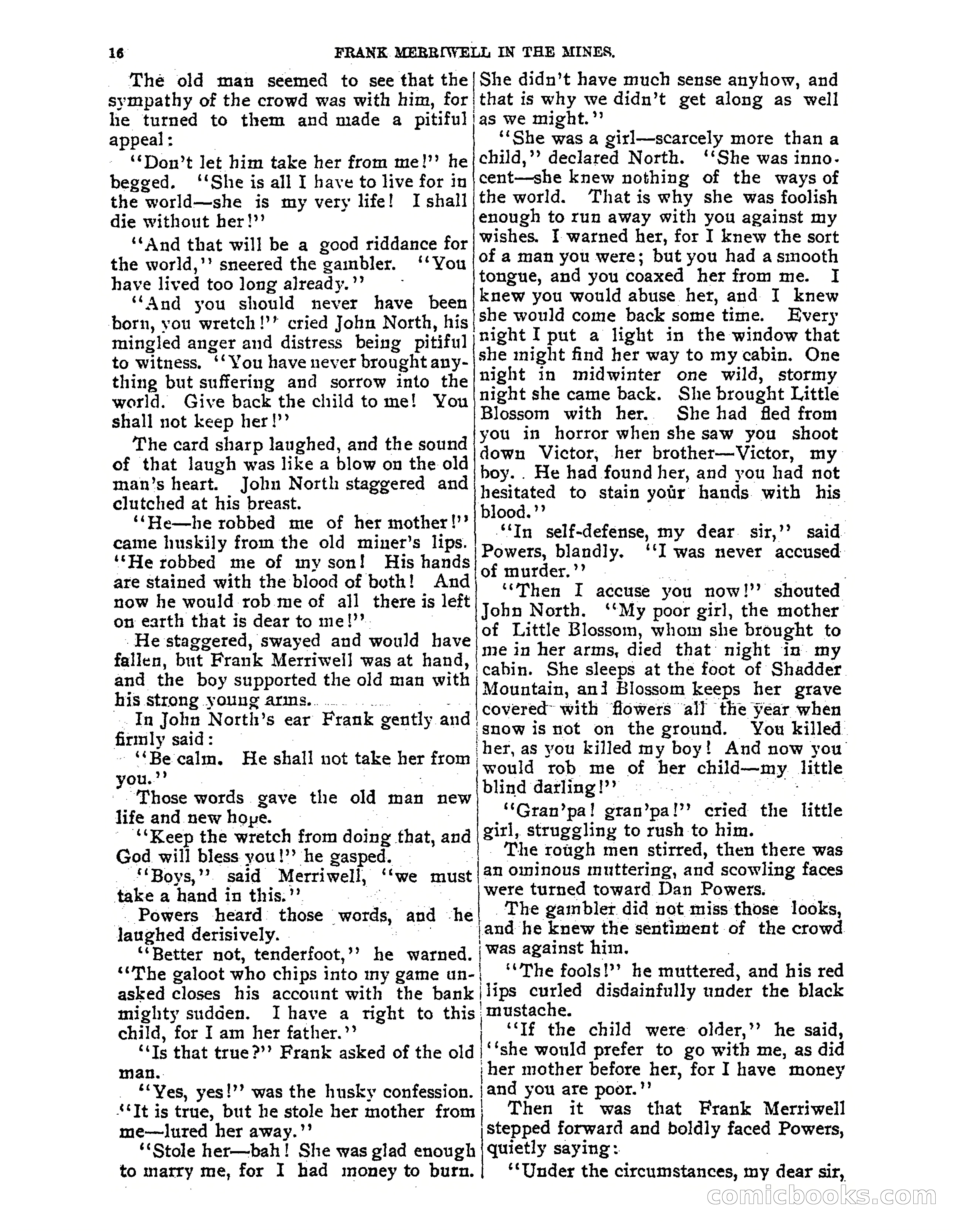Tip Top Weekly No. 61: Frank Merriwell in the Mines — page 18 of 35