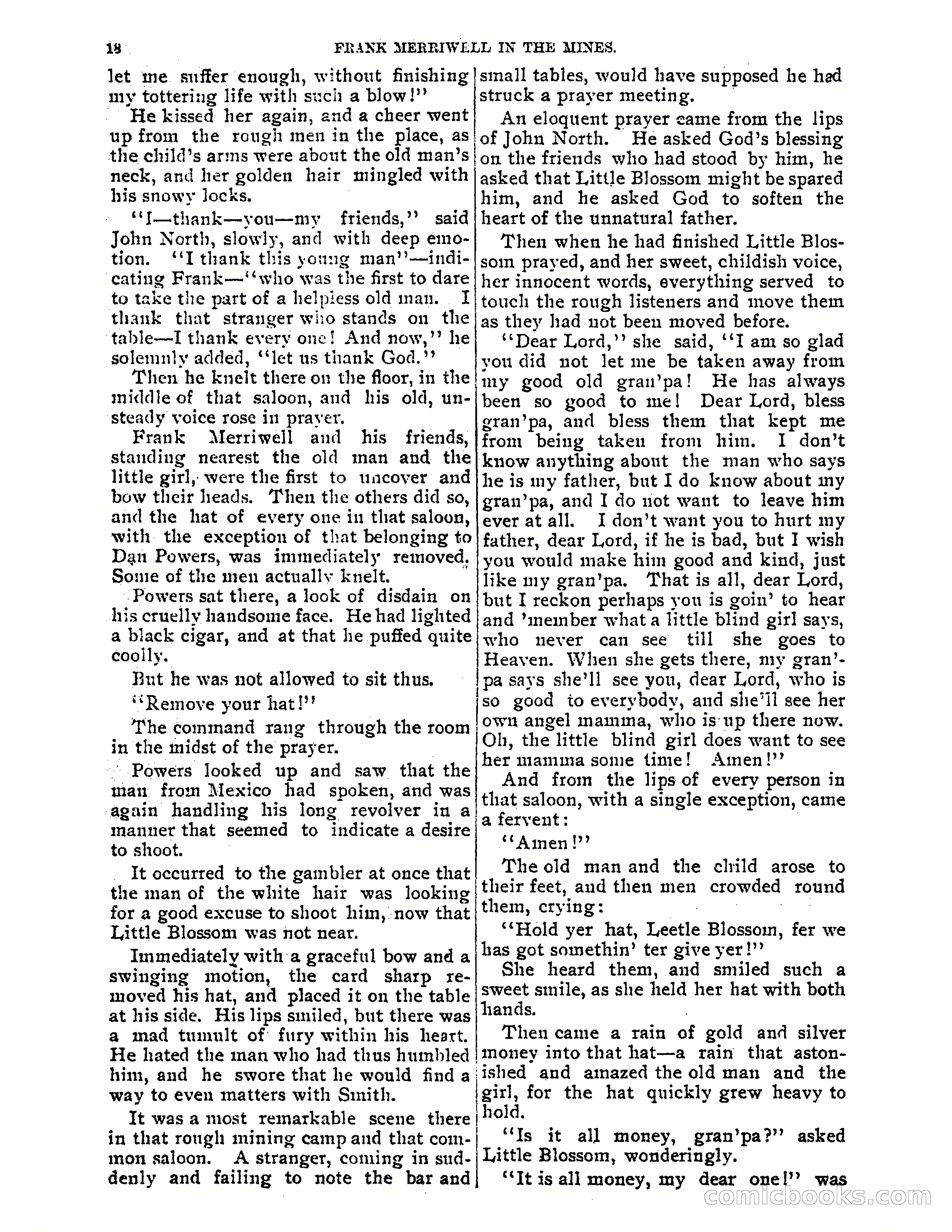 Tip Top Weekly No. 61: Frank Merriwell in the Mines — page 20 of 35