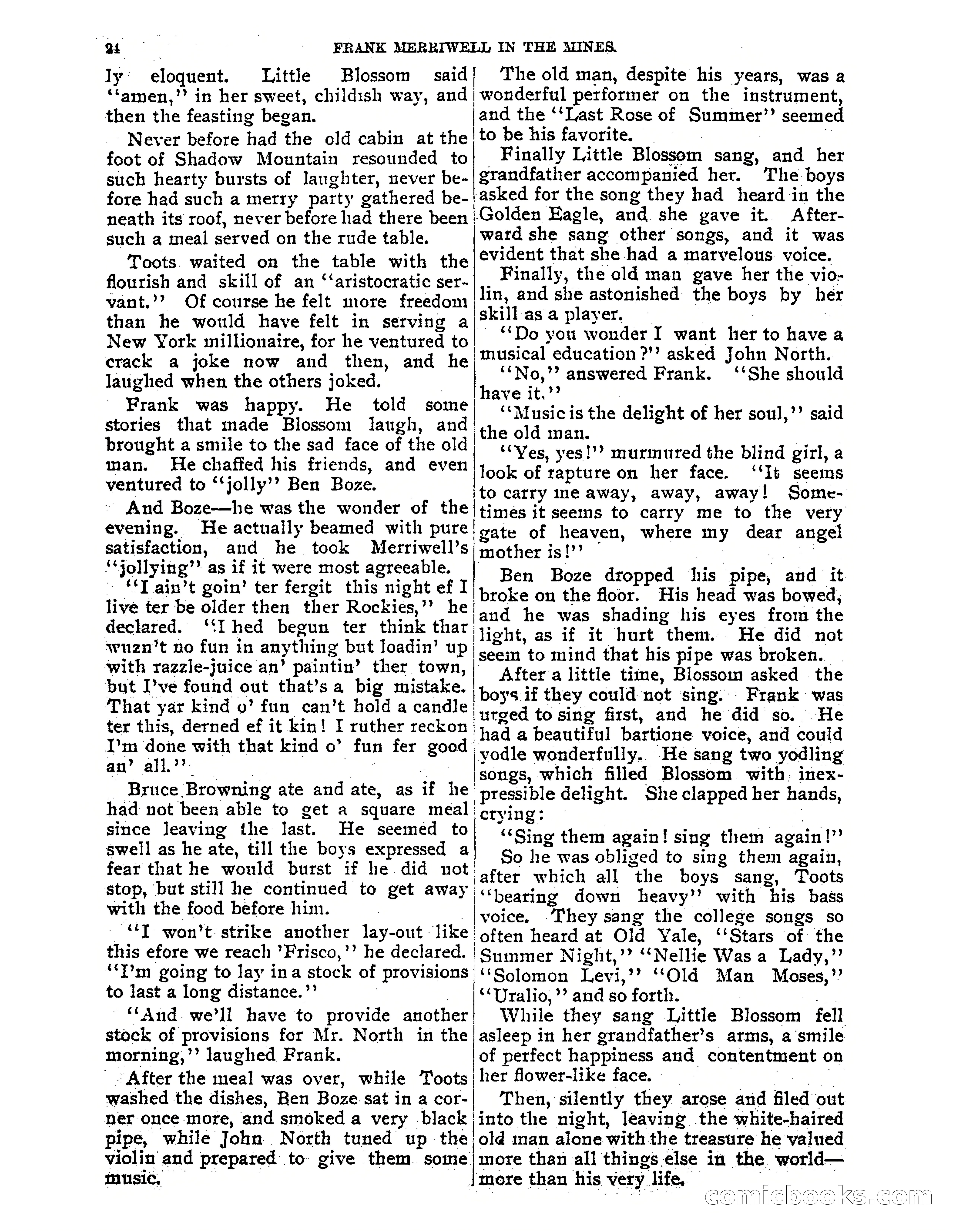 Tip Top Weekly No. 61: Frank Merriwell in the Mines — page 26 of 35