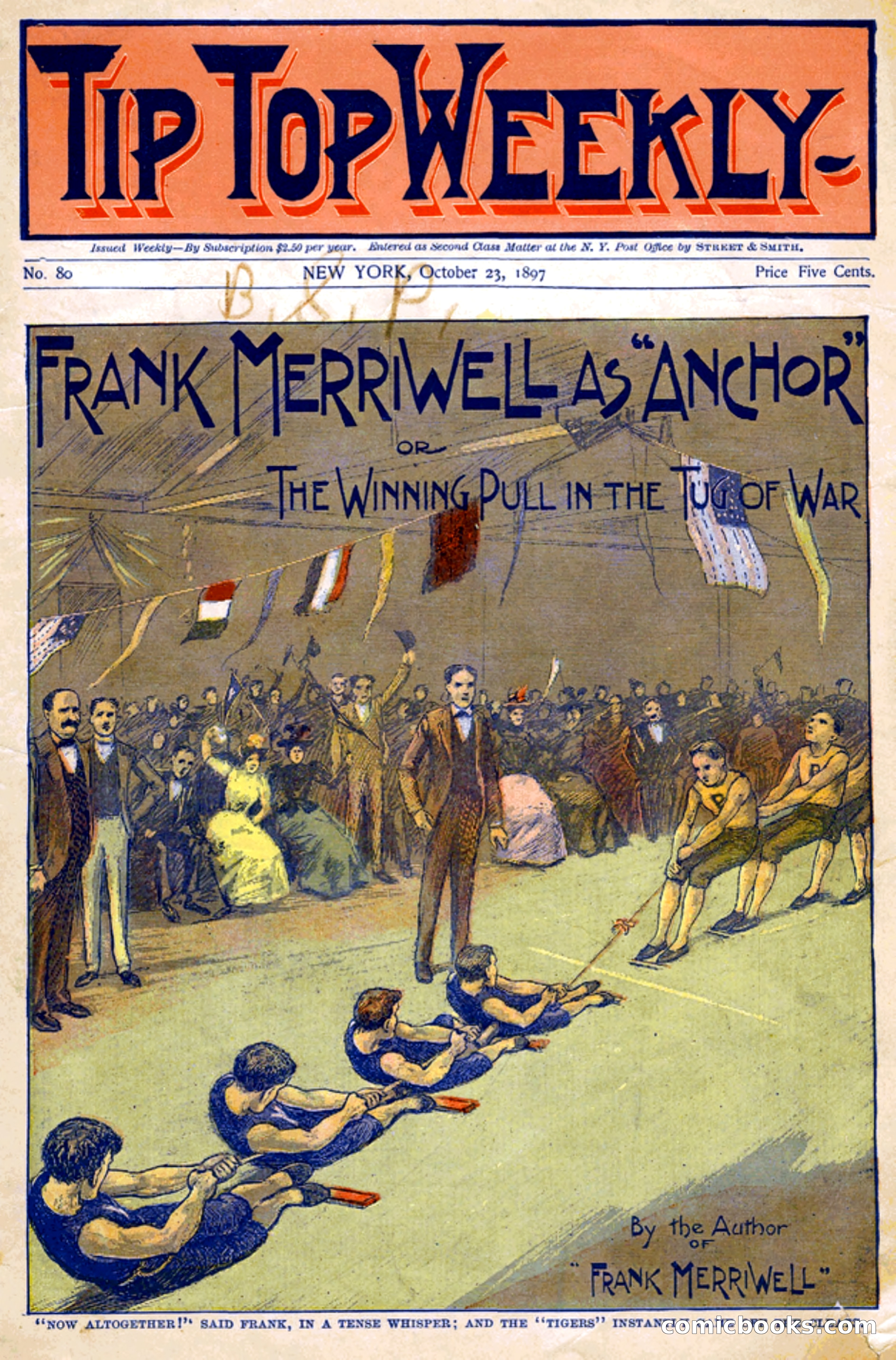 Tip Top Weekly No. 80: Frank Merriwell as 'Anchor'