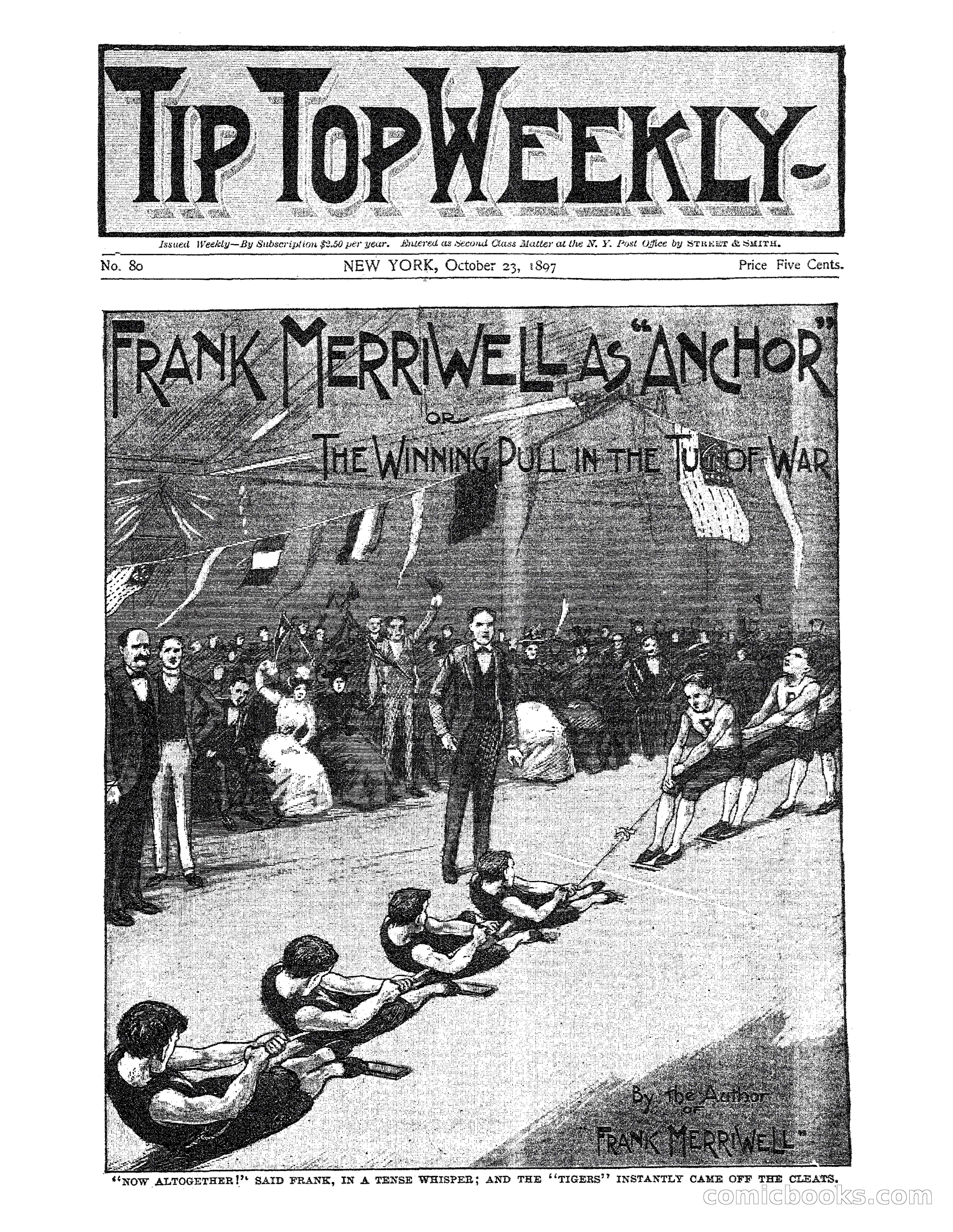 Tip Top Weekly No. 80: Frank Merriwell as 'Anchor' — page 2 of 35