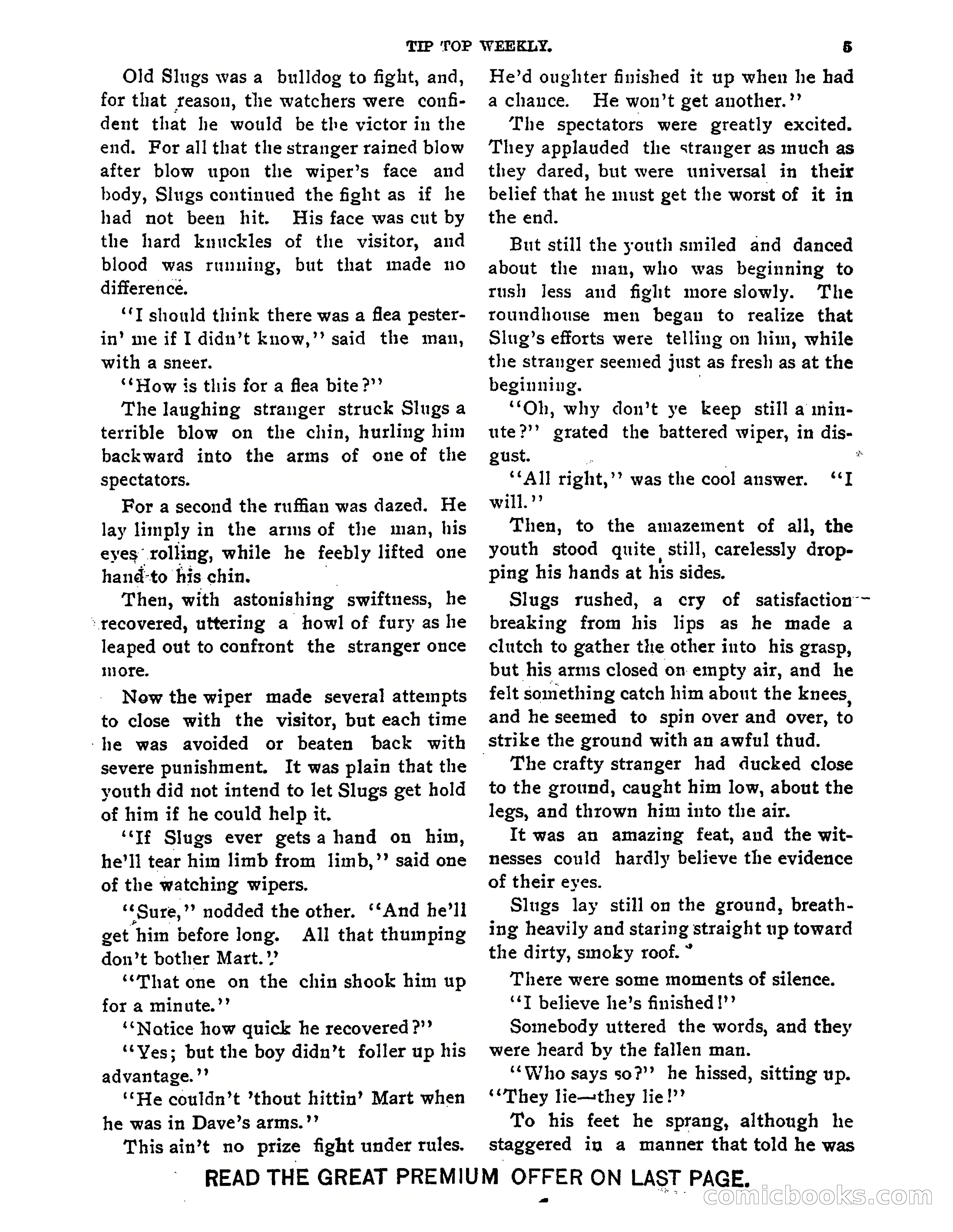 Tip Top Weekly No. 118: Frank Merriwell, Engine Wiper — page 7 of 35
