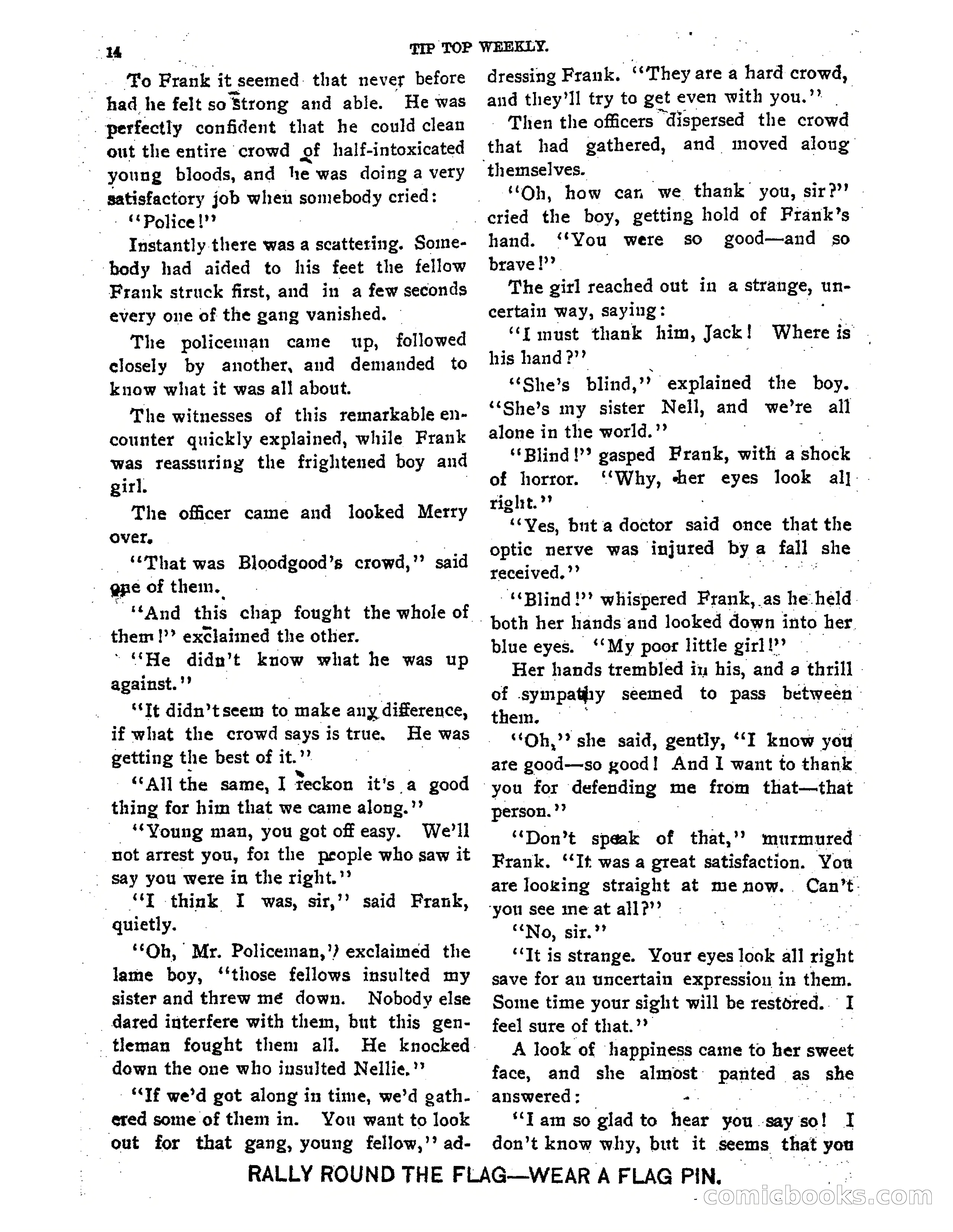 Tip Top Weekly No. 118: Frank Merriwell, Engine Wiper — page 16 of 35