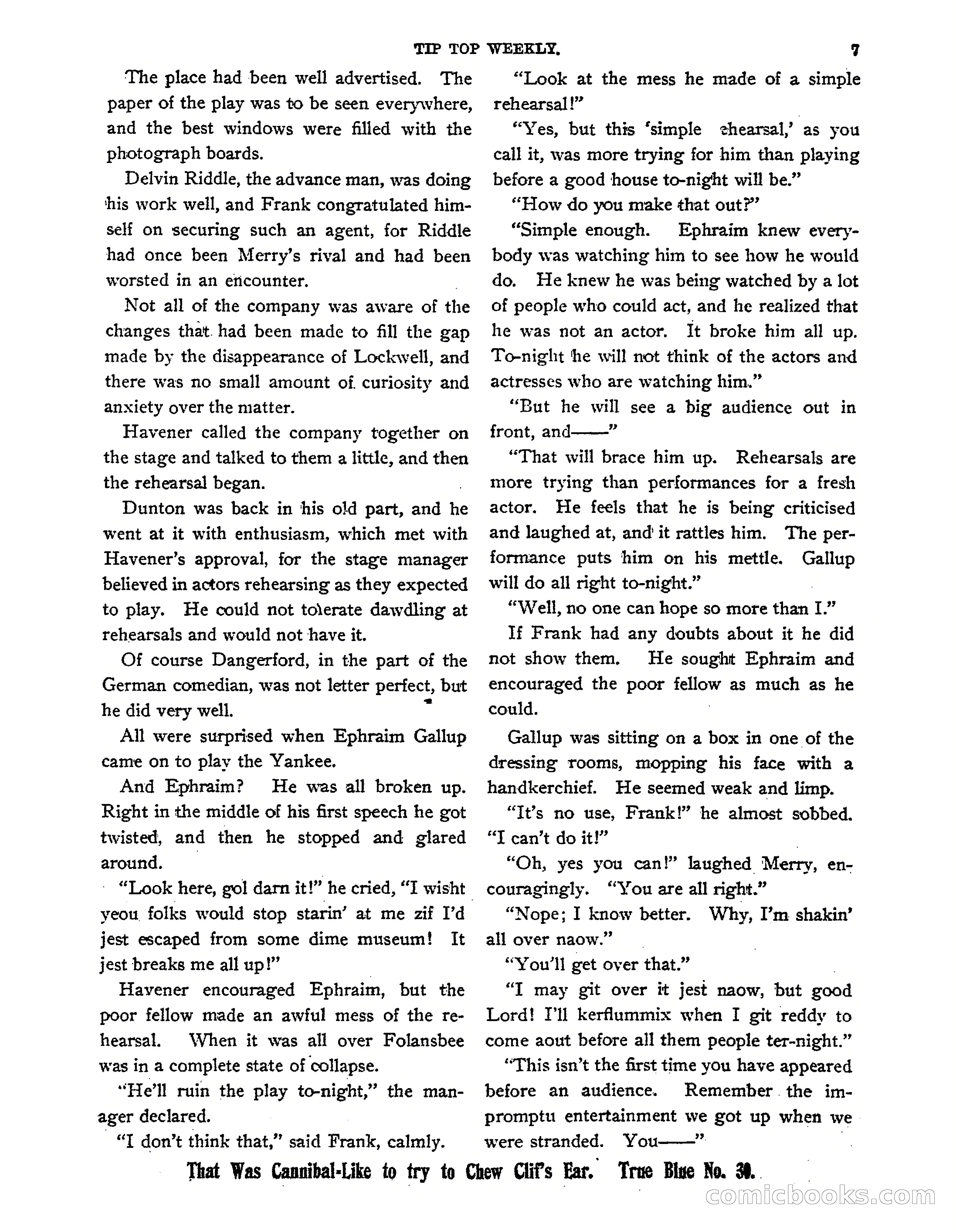 Tip Top Weekly No. 139: Frank Merriwell's Father — page 9 of 35