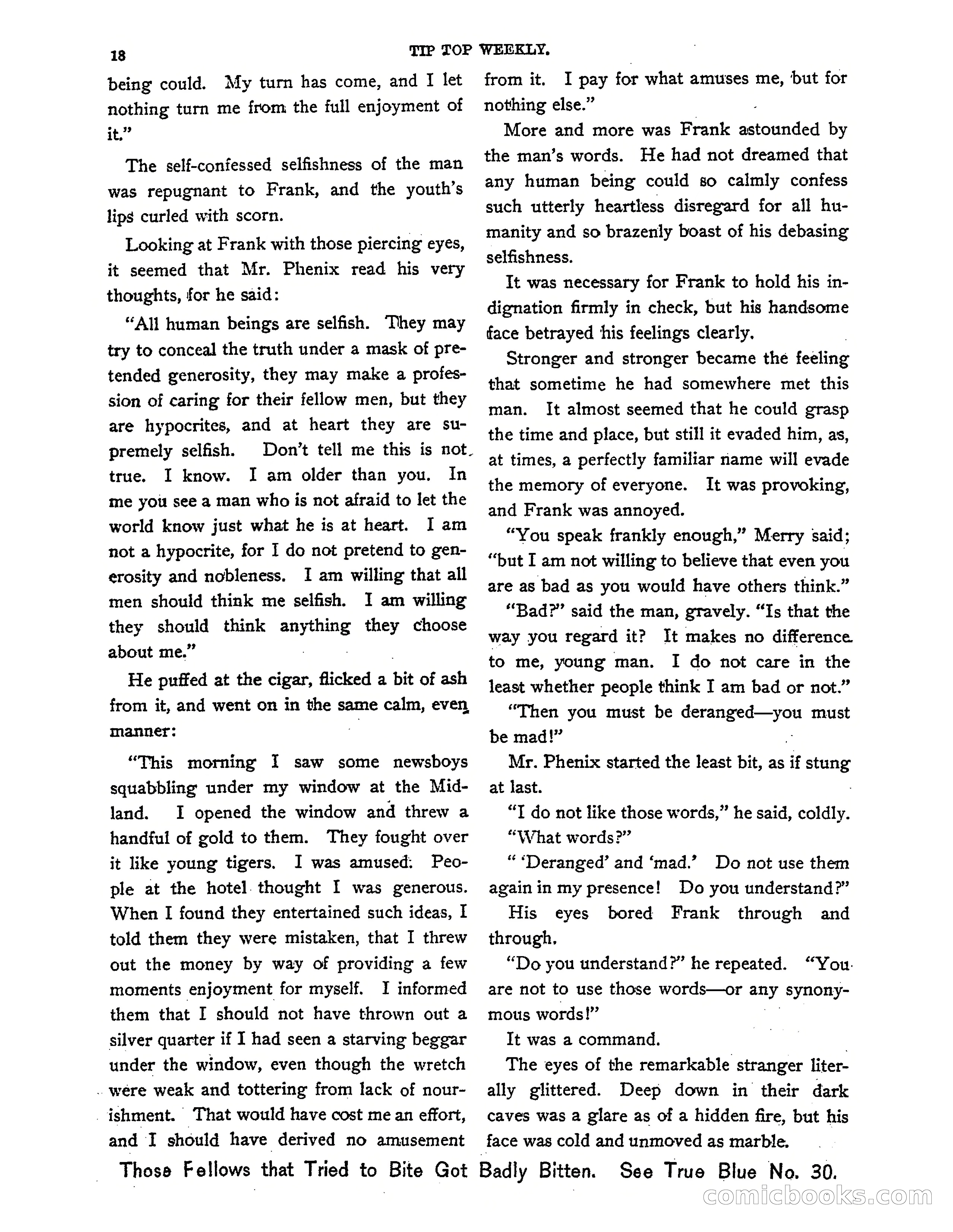 Tip Top Weekly No. 139: Frank Merriwell's Father — page 20 of 35