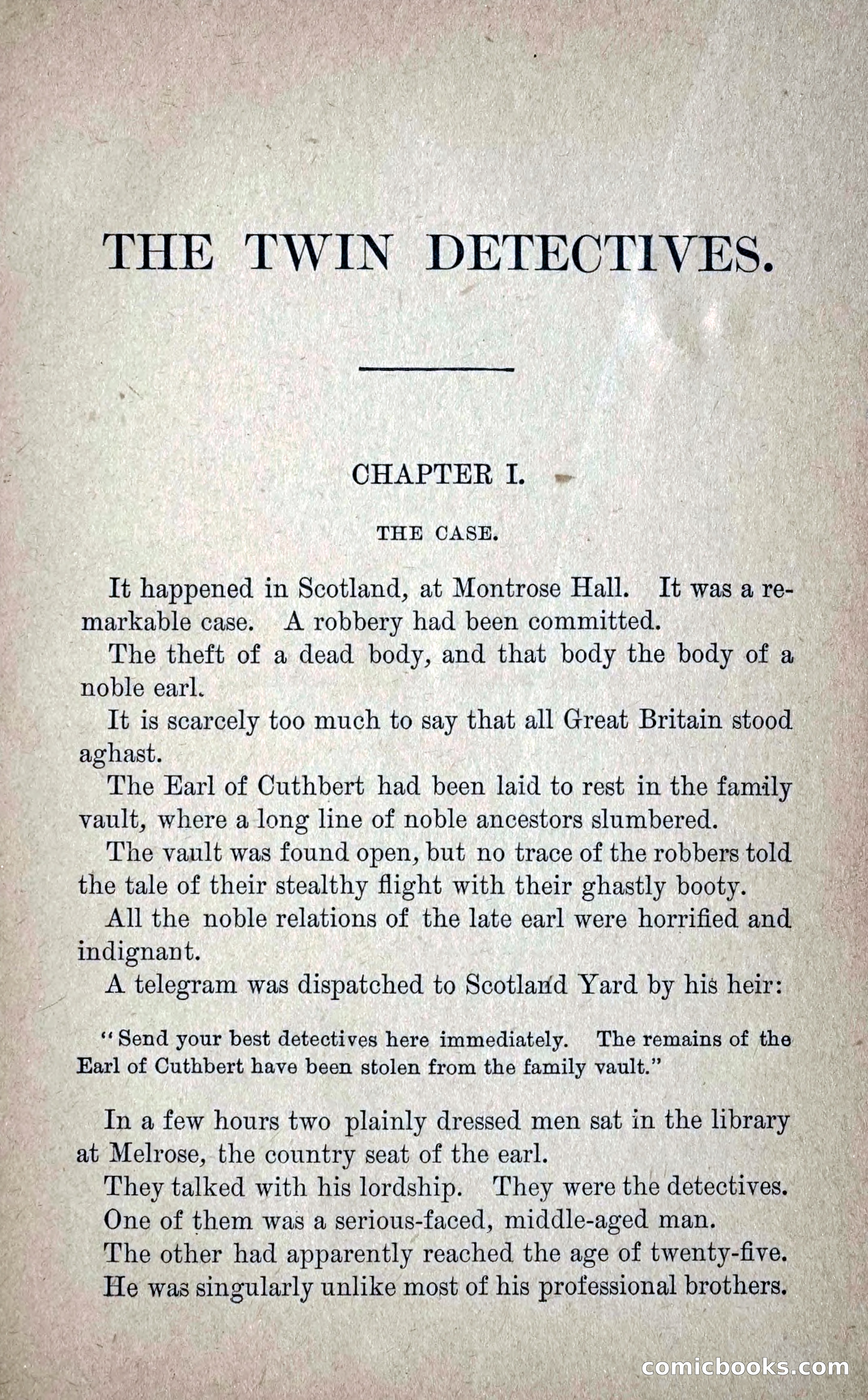 The Twin Detectives; or, The Robbers of the Tomb — page 12 of 235