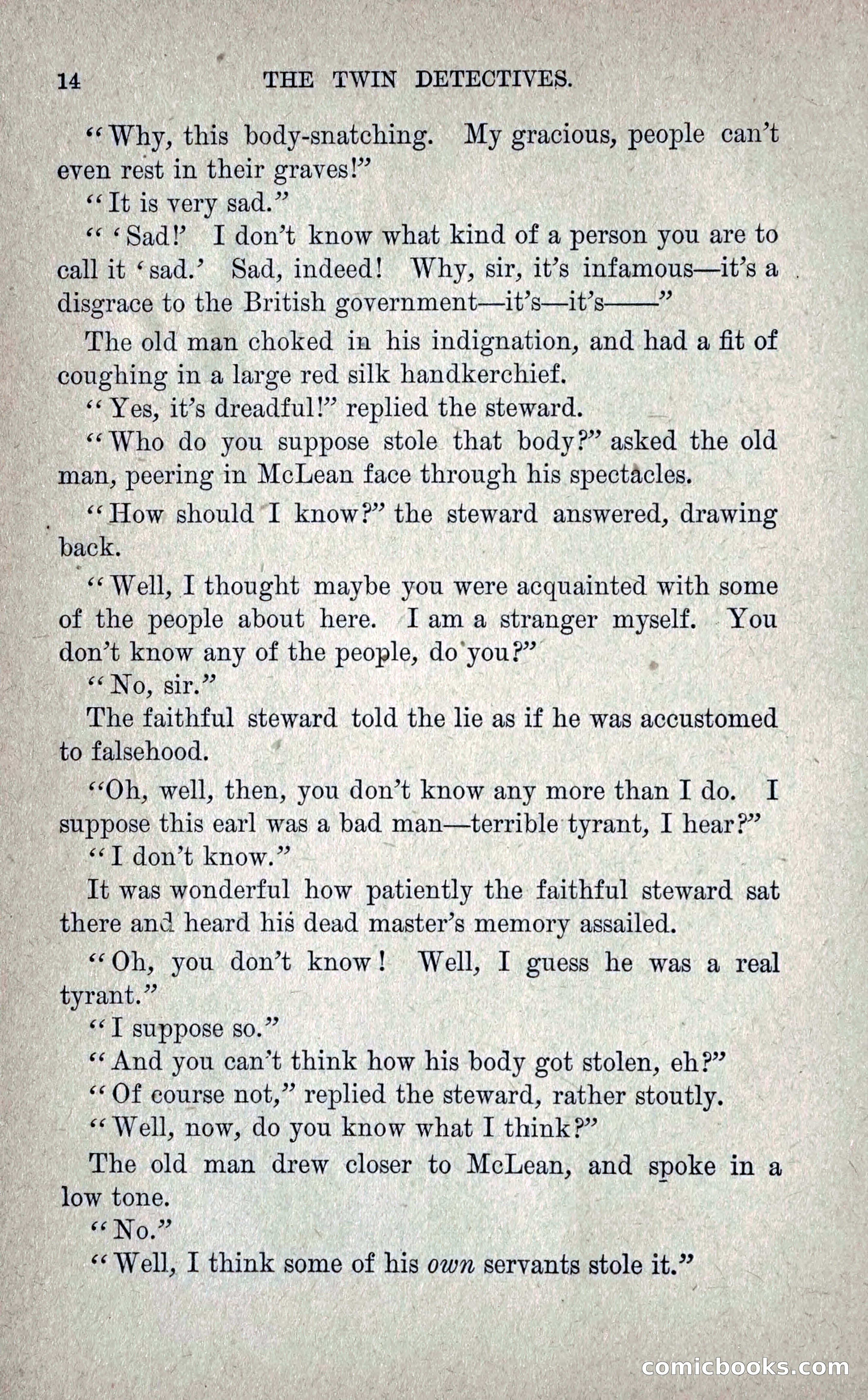The Twin Detectives; or, The Robbers of the Tomb — page 23 of 235