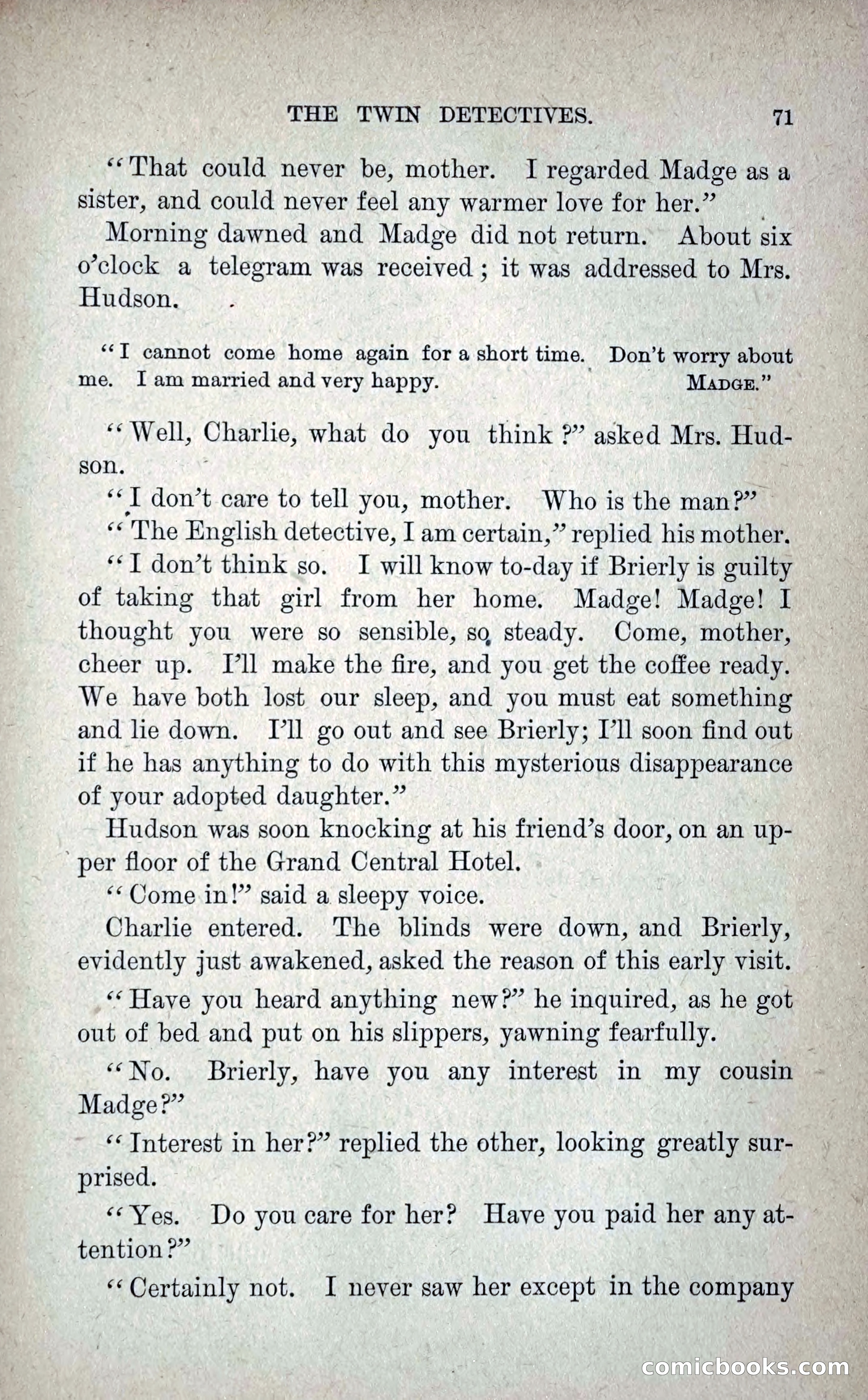 The Twin Detectives; or, The Robbers of the Tomb — page 80 of 235