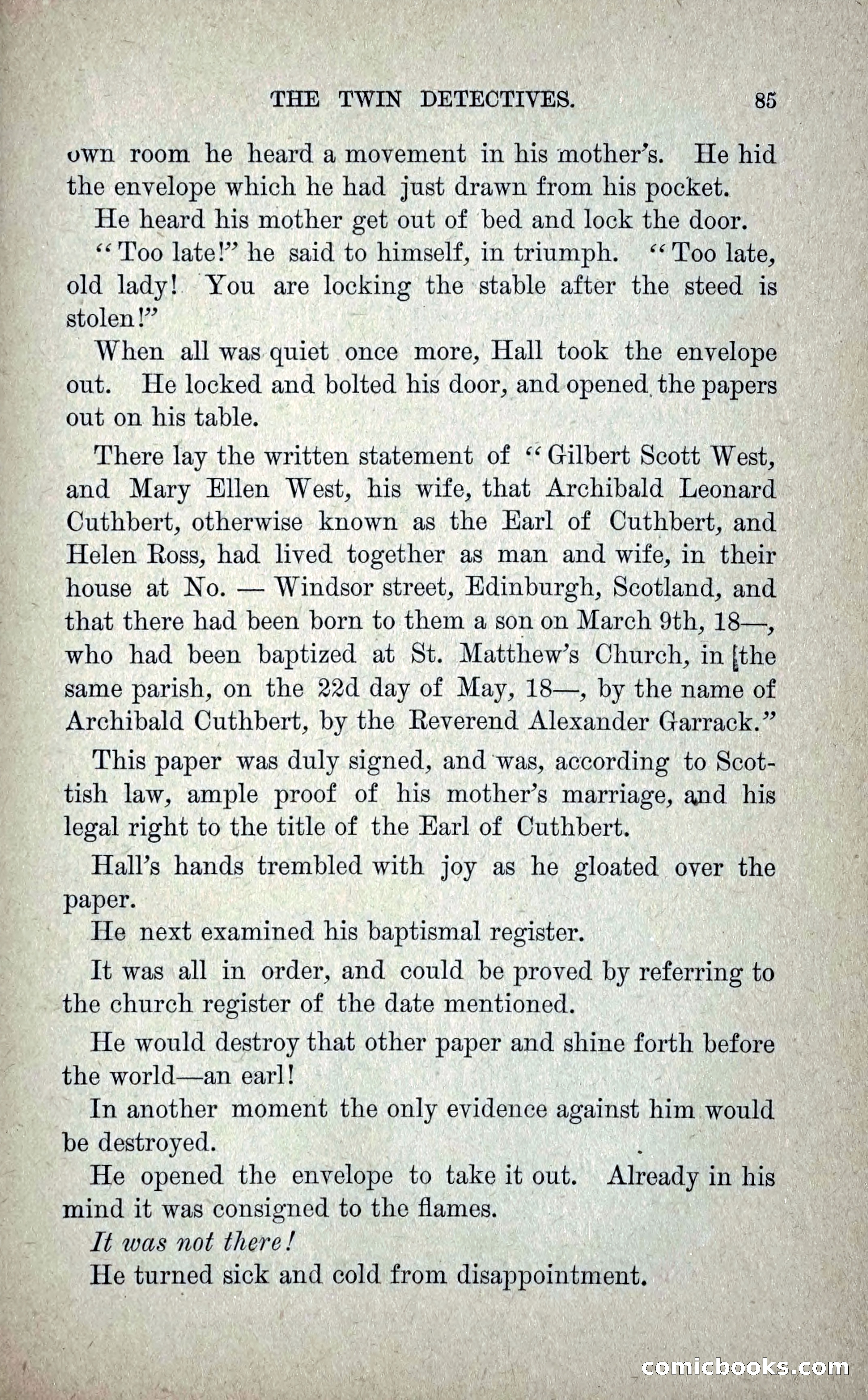 The Twin Detectives; or, The Robbers of the Tomb — page 94 of 235