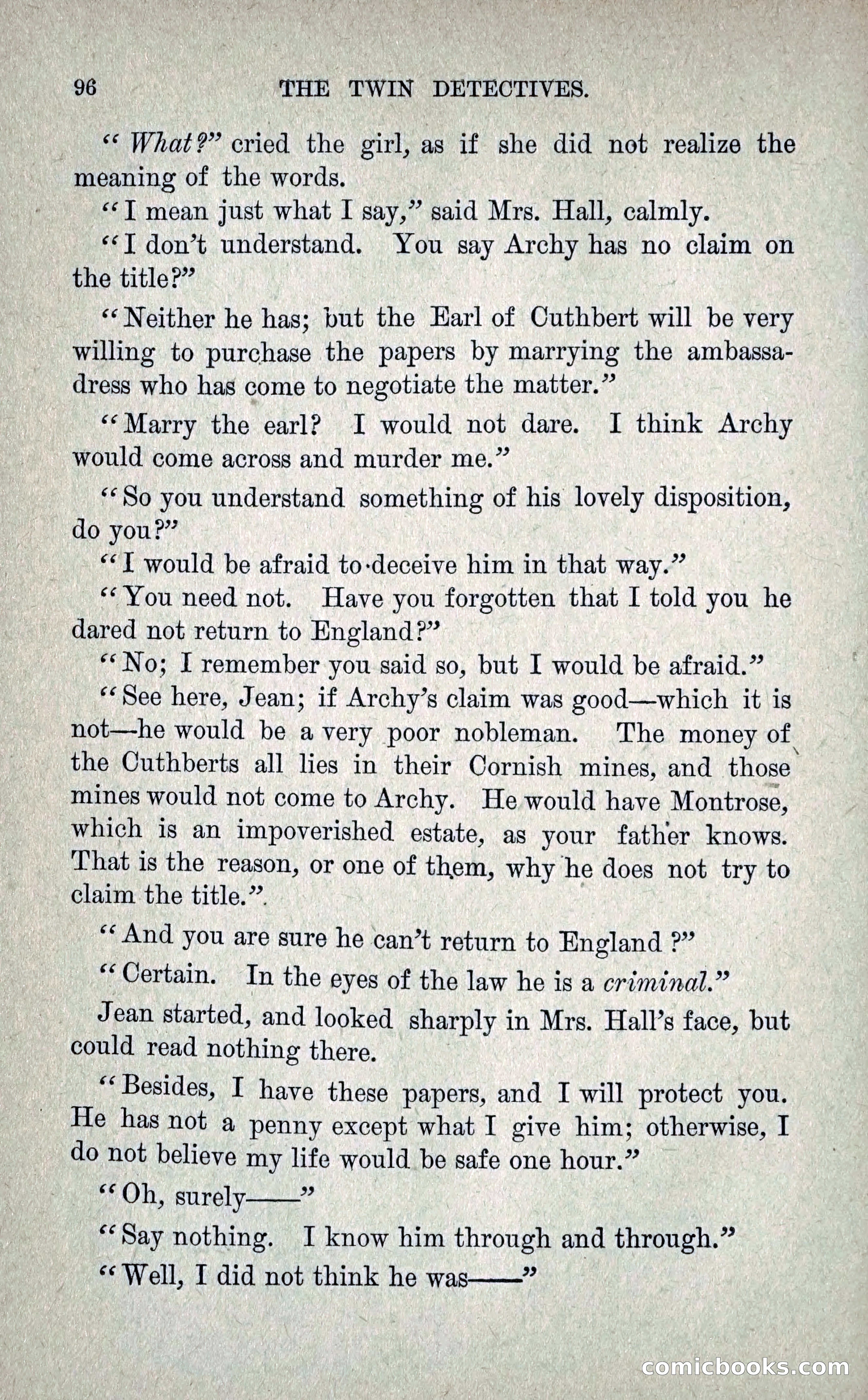 The Twin Detectives; or, The Robbers of the Tomb — page 105 of 235