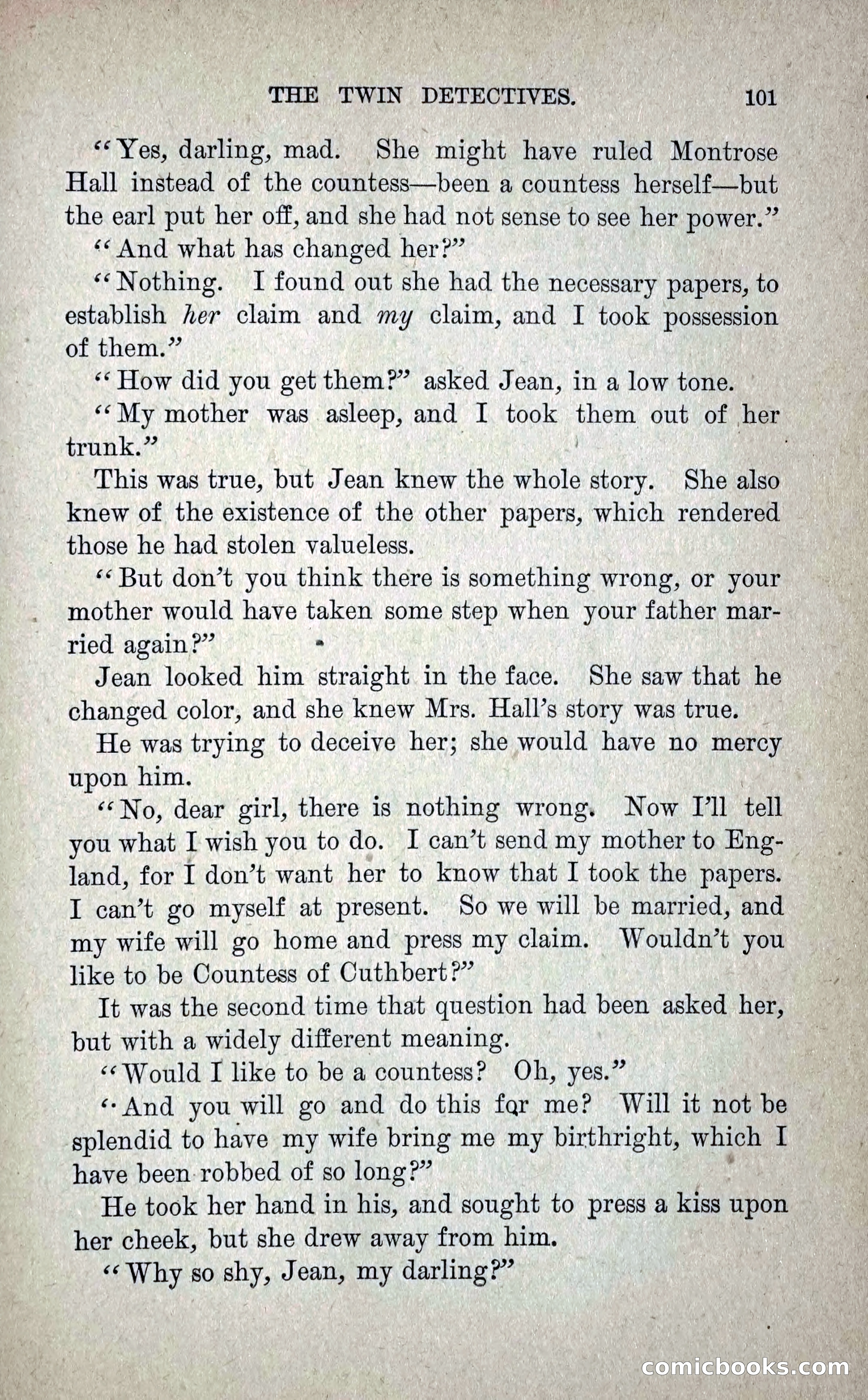 The Twin Detectives; or, The Robbers of the Tomb — page 110 of 235