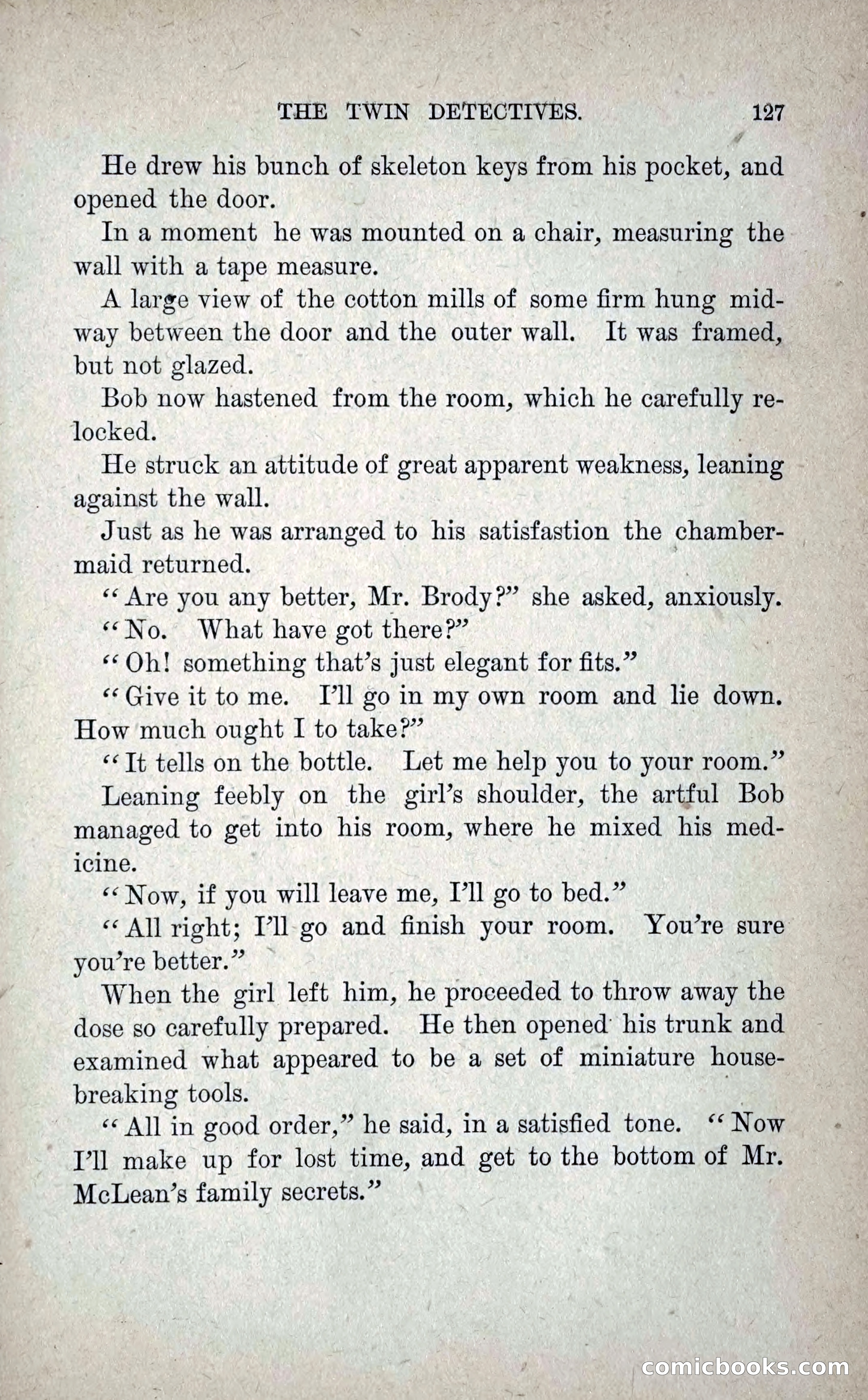 The Twin Detectives; or, The Robbers of the Tomb — page 136 of 235