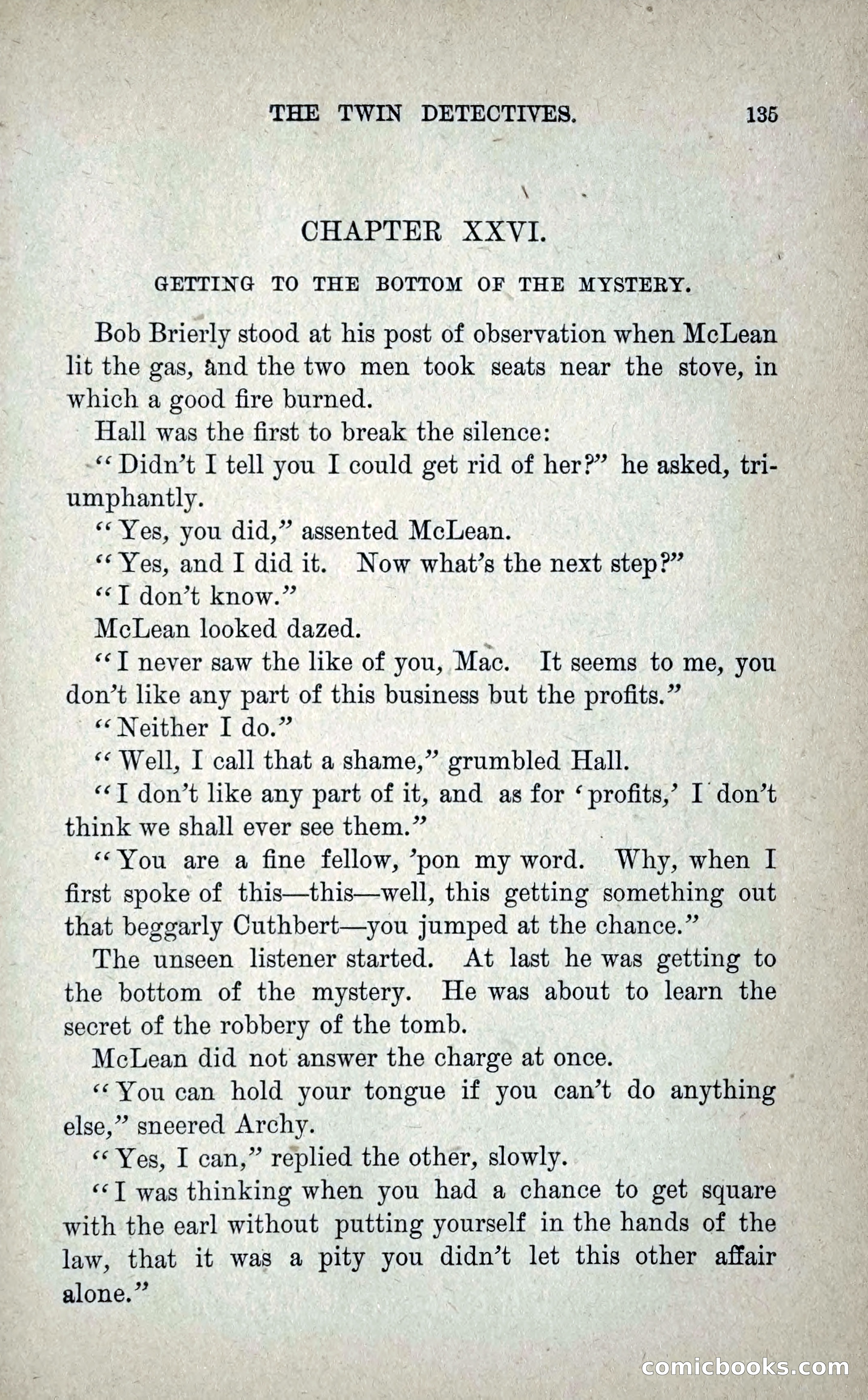 The Twin Detectives; or, The Robbers of the Tomb — page 144 of 235