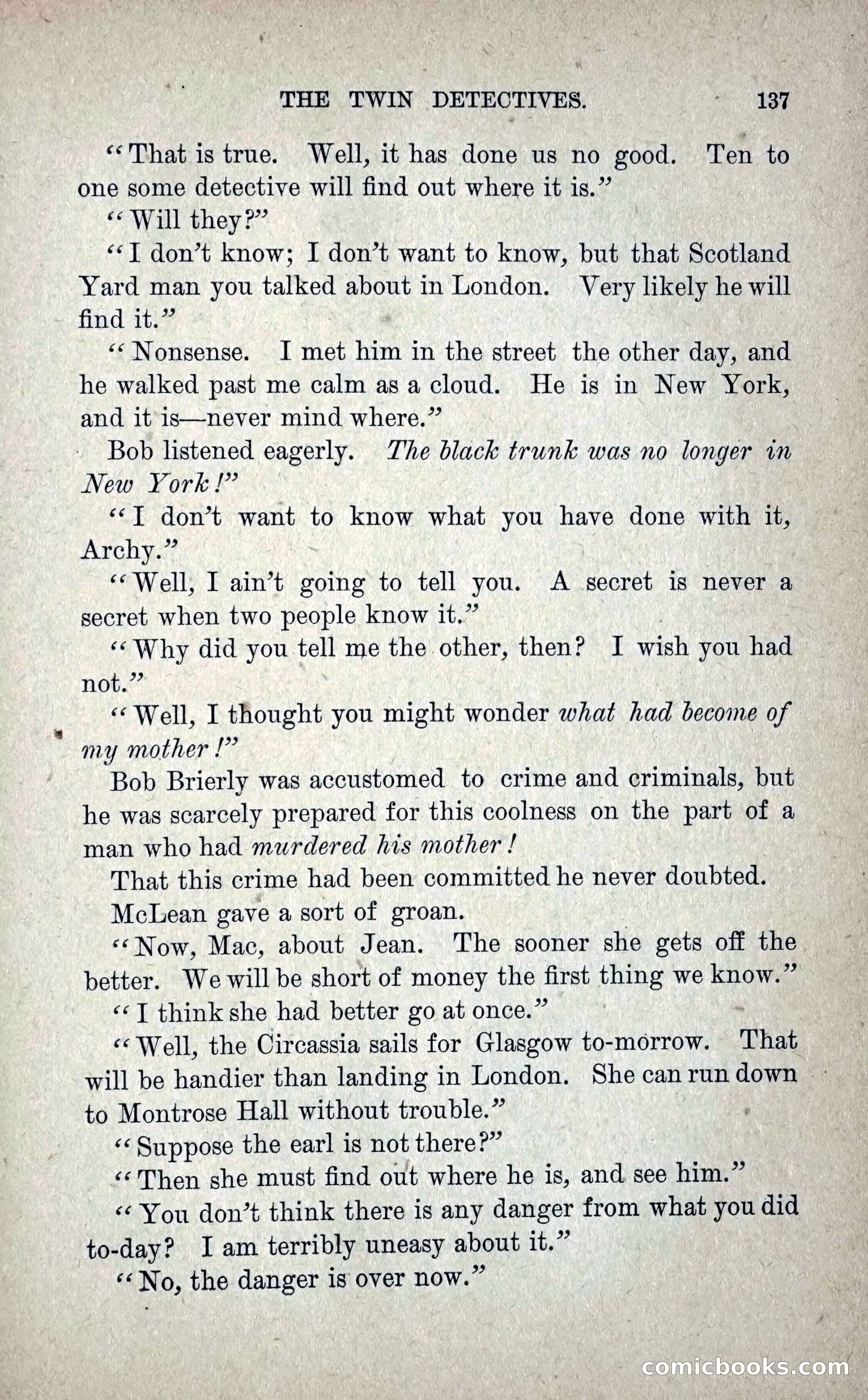 The Twin Detectives; or, The Robbers of the Tomb — page 146 of 235